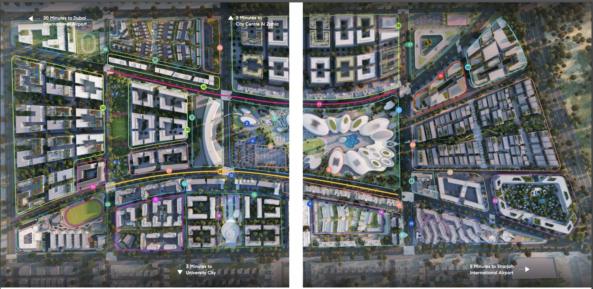 Nasaq Phase 5 Arada – master plan