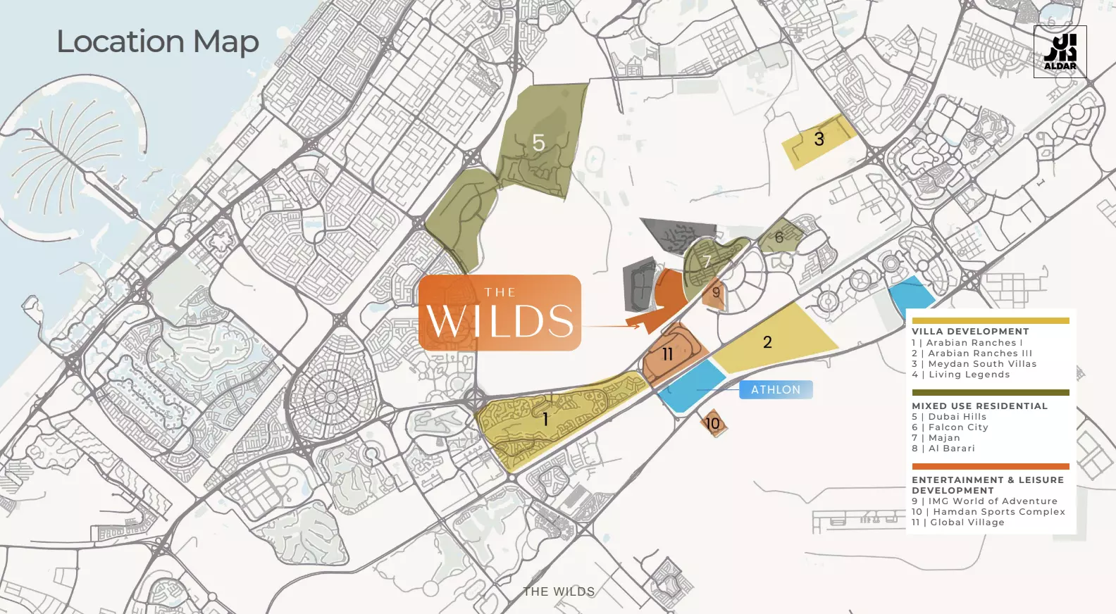Naseem At The Wilds – master plan