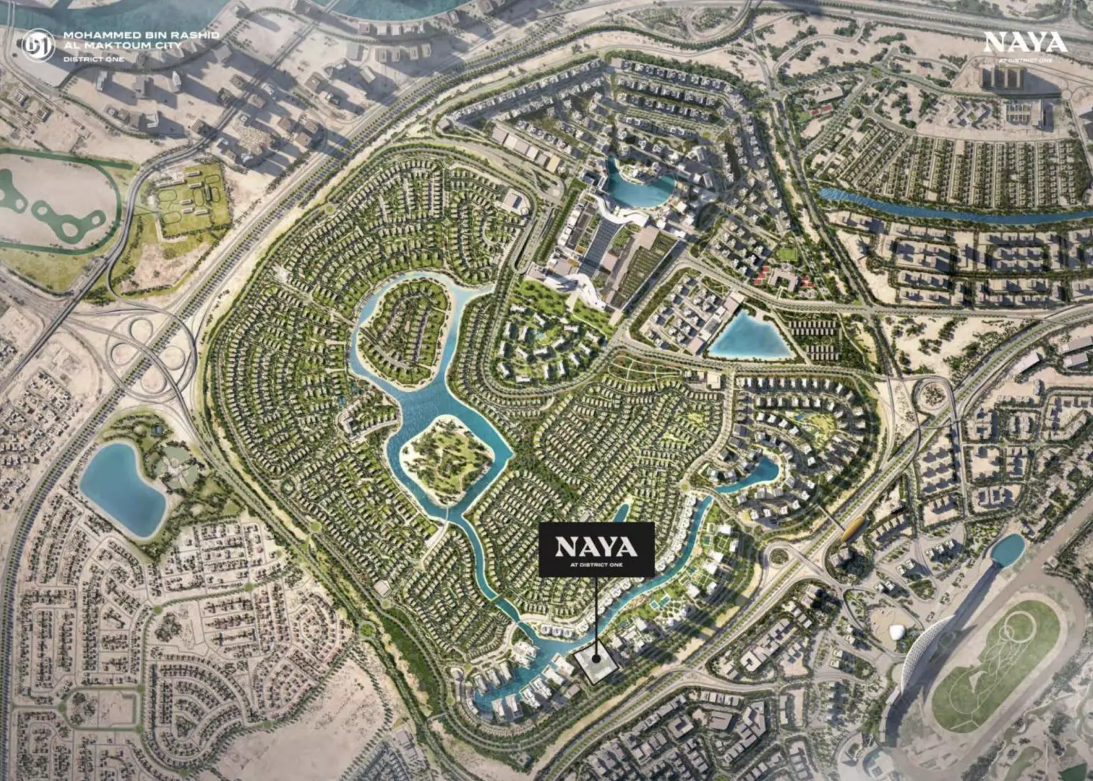 Naya at District One By Nakheel – master plan