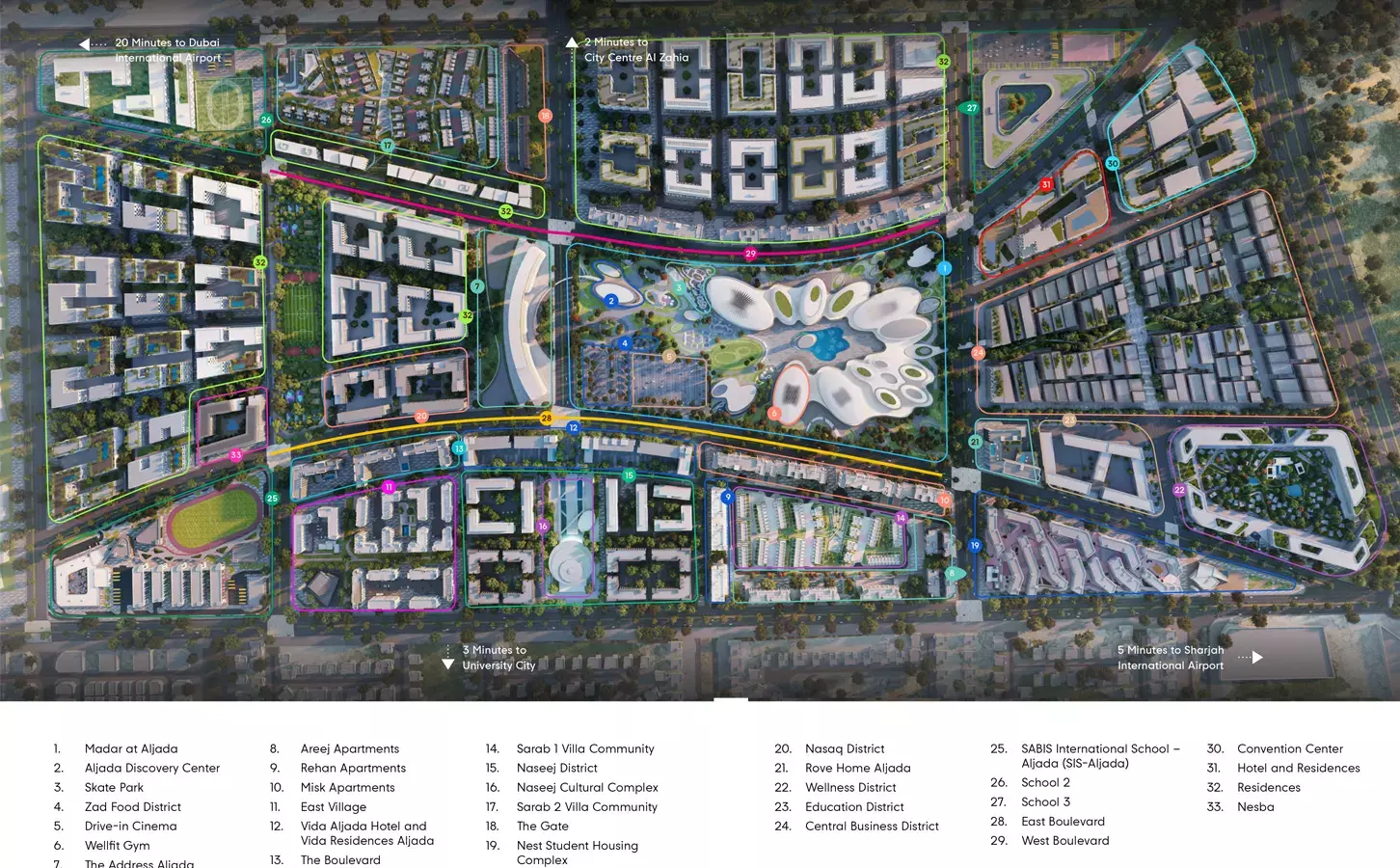 Nesba Phase 2 By Arada – master plan