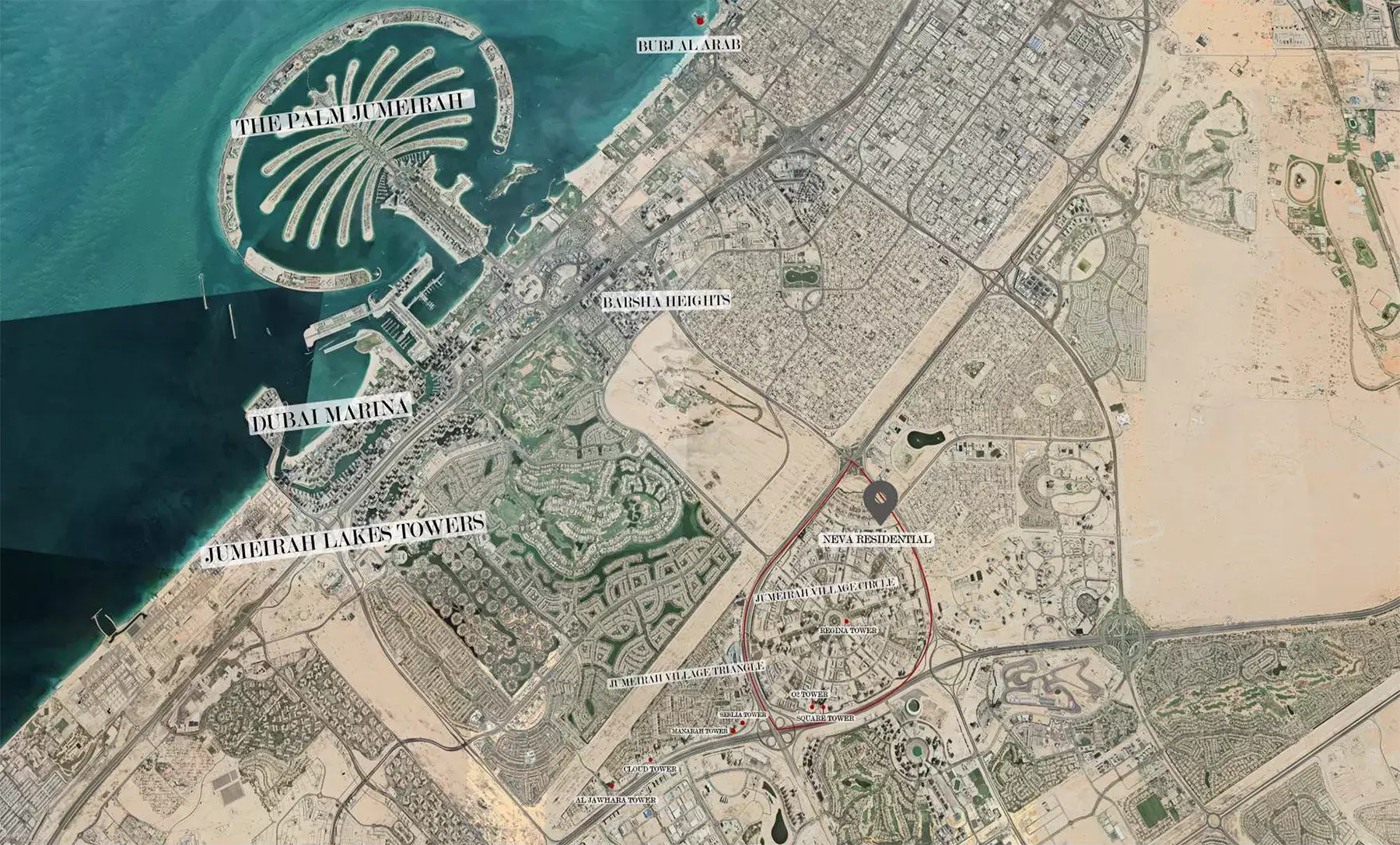 Neva Residences – master plan