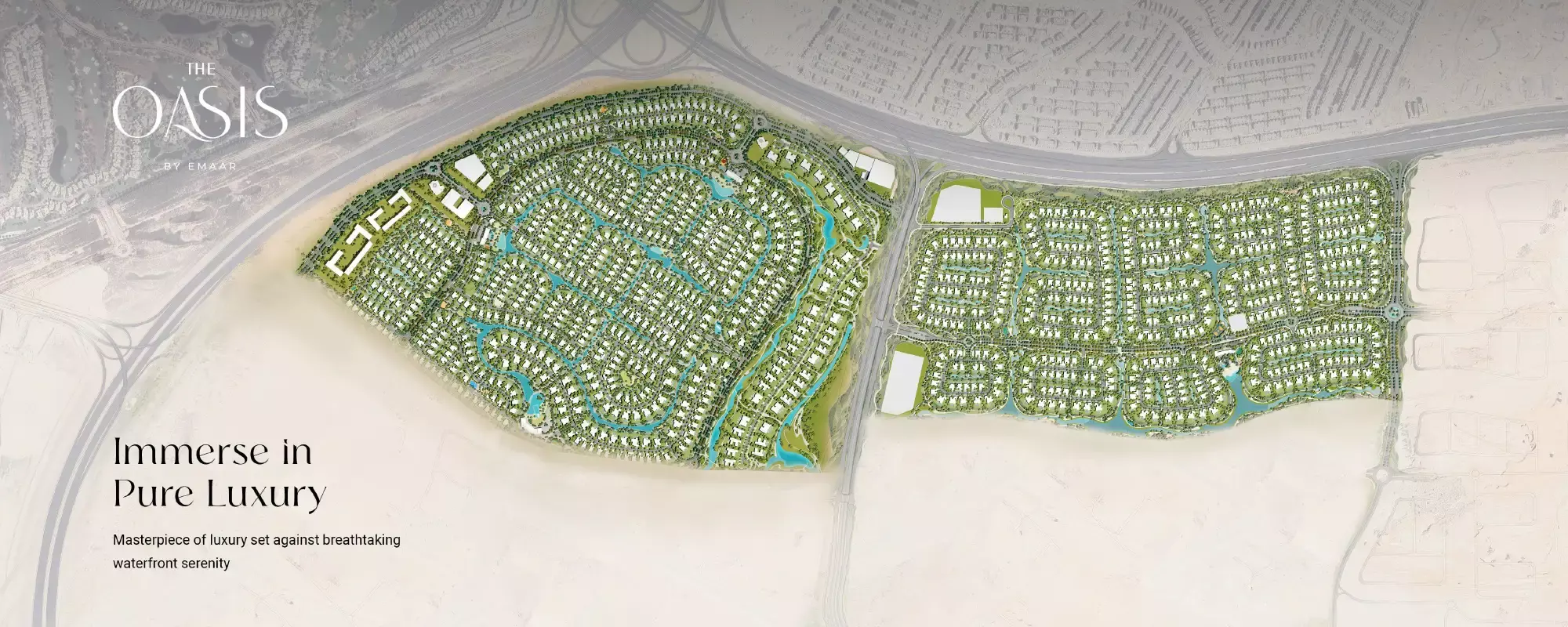 Oasis Address Branded Villas – master plan