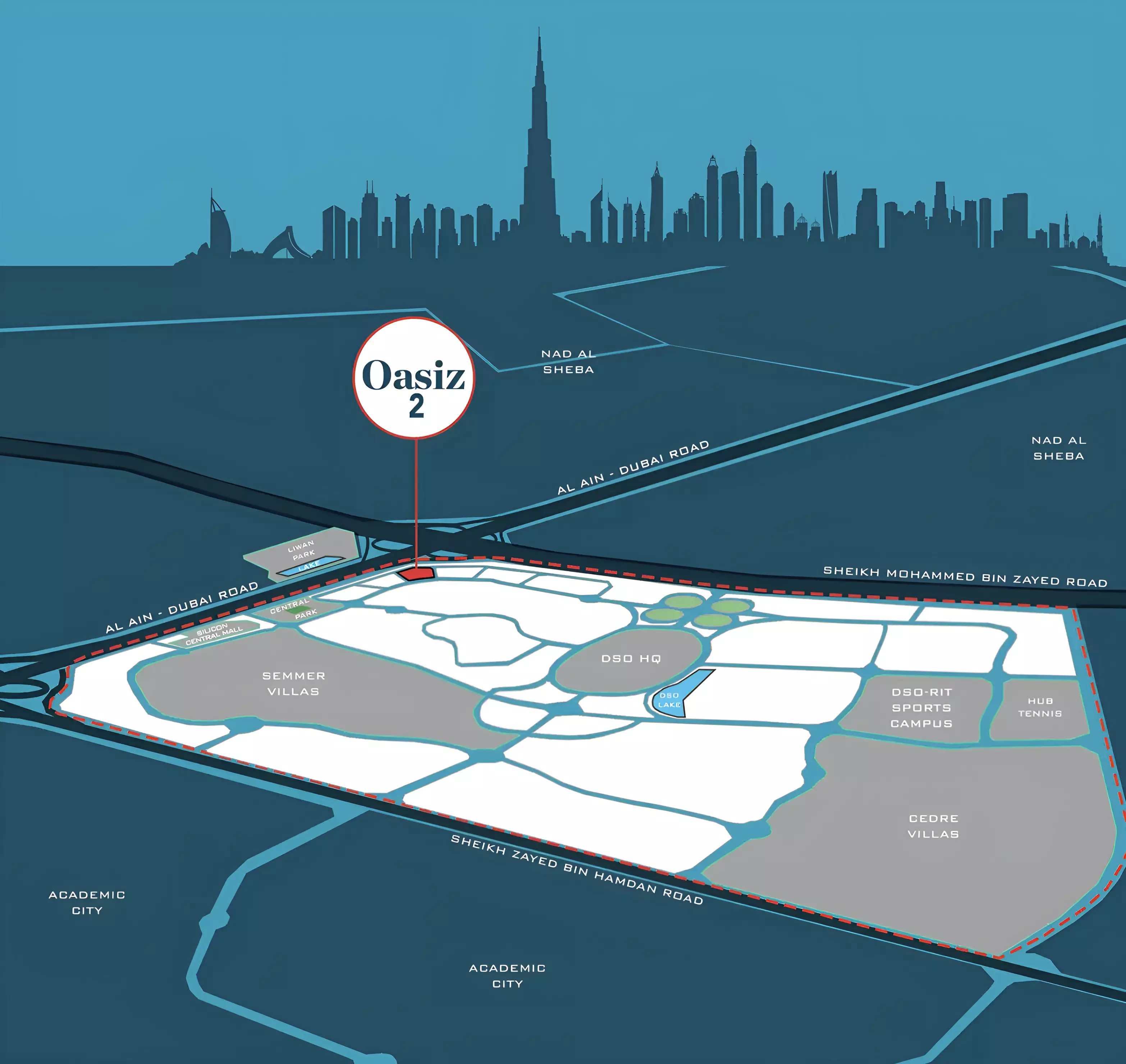 Oasiz Phase 2 By Danube – master plan