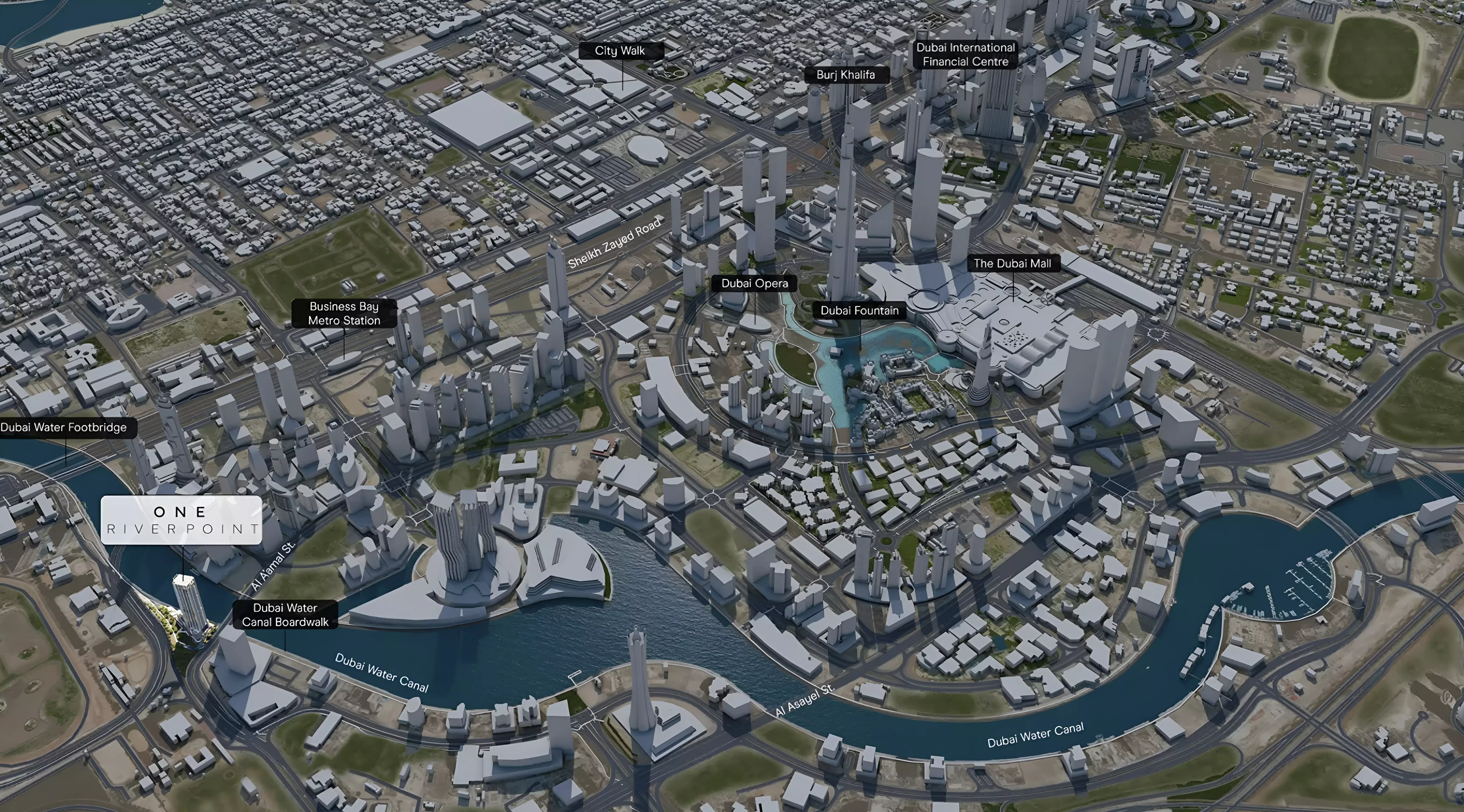 One River Point – master plan