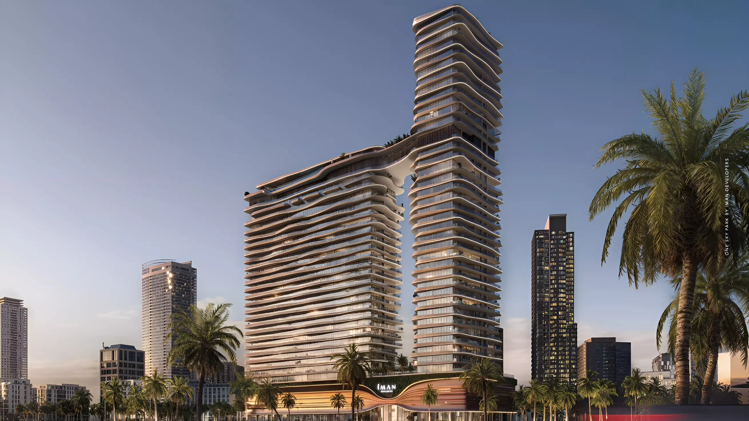 One Sky Park By Iman Developers – main view