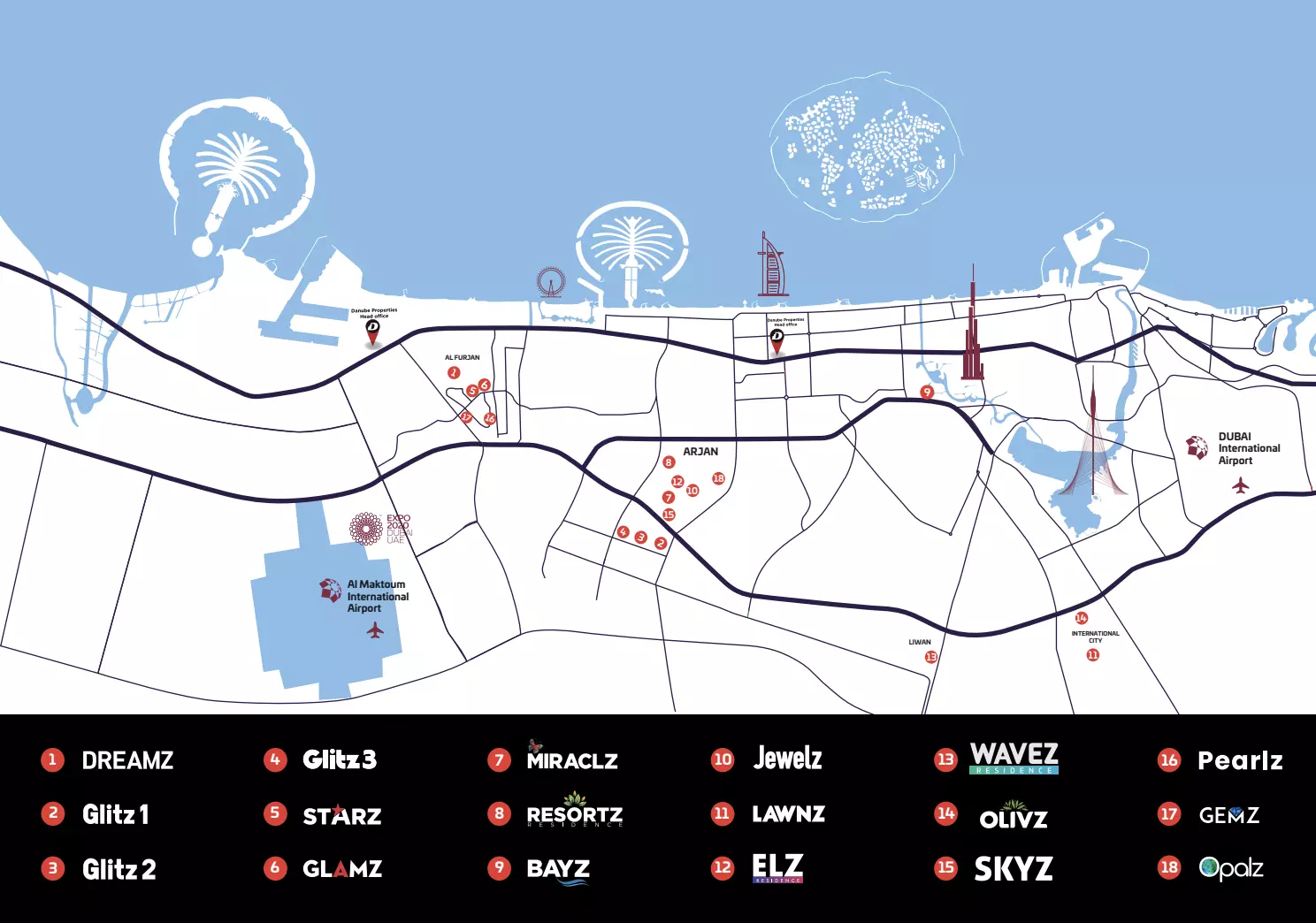 Opalz by Danube – master plan