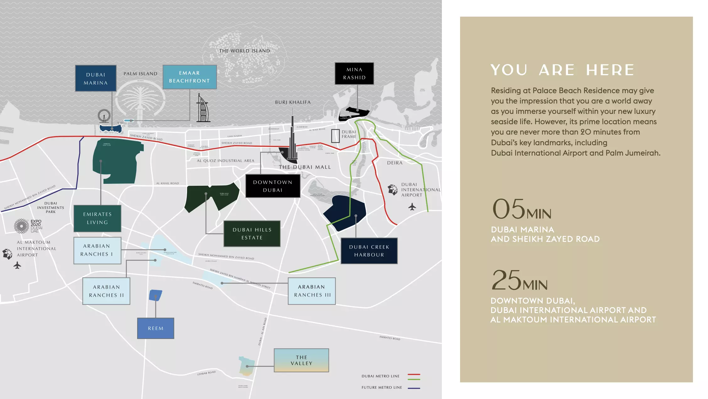 Palace Beach Residence – master plan