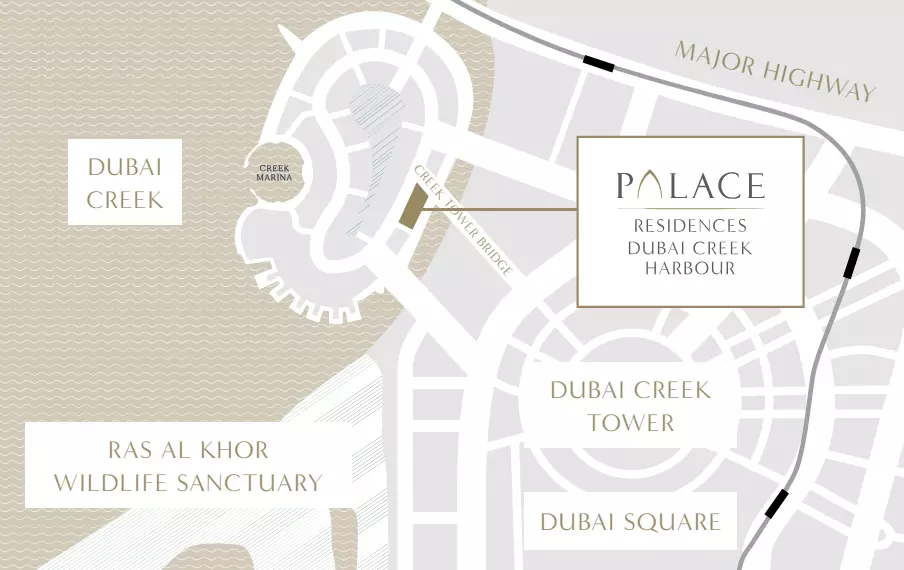 Palace Residences - Dubai Creek Harbour – master plan