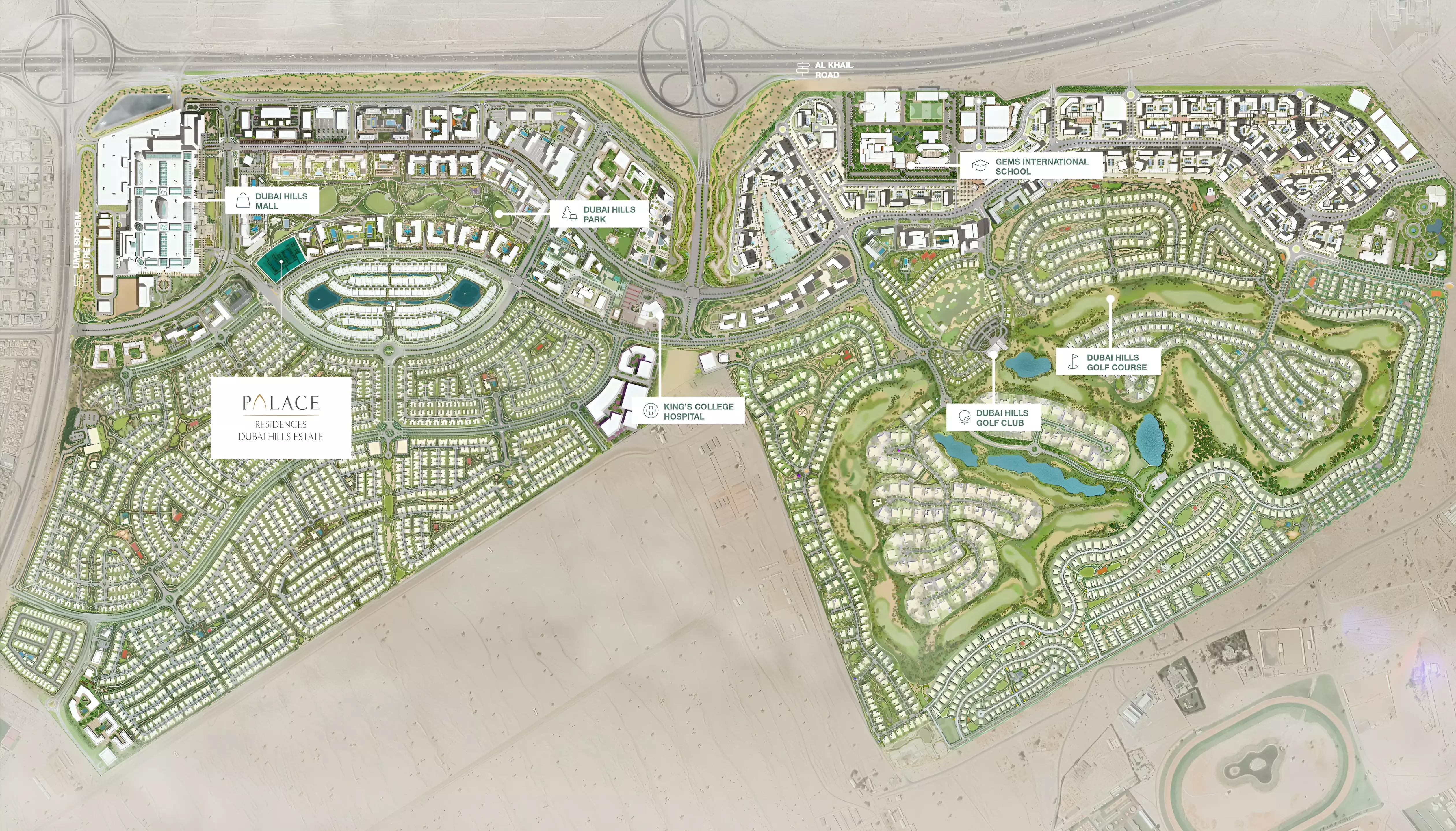 Palace Residences Dubai Hills – master plan