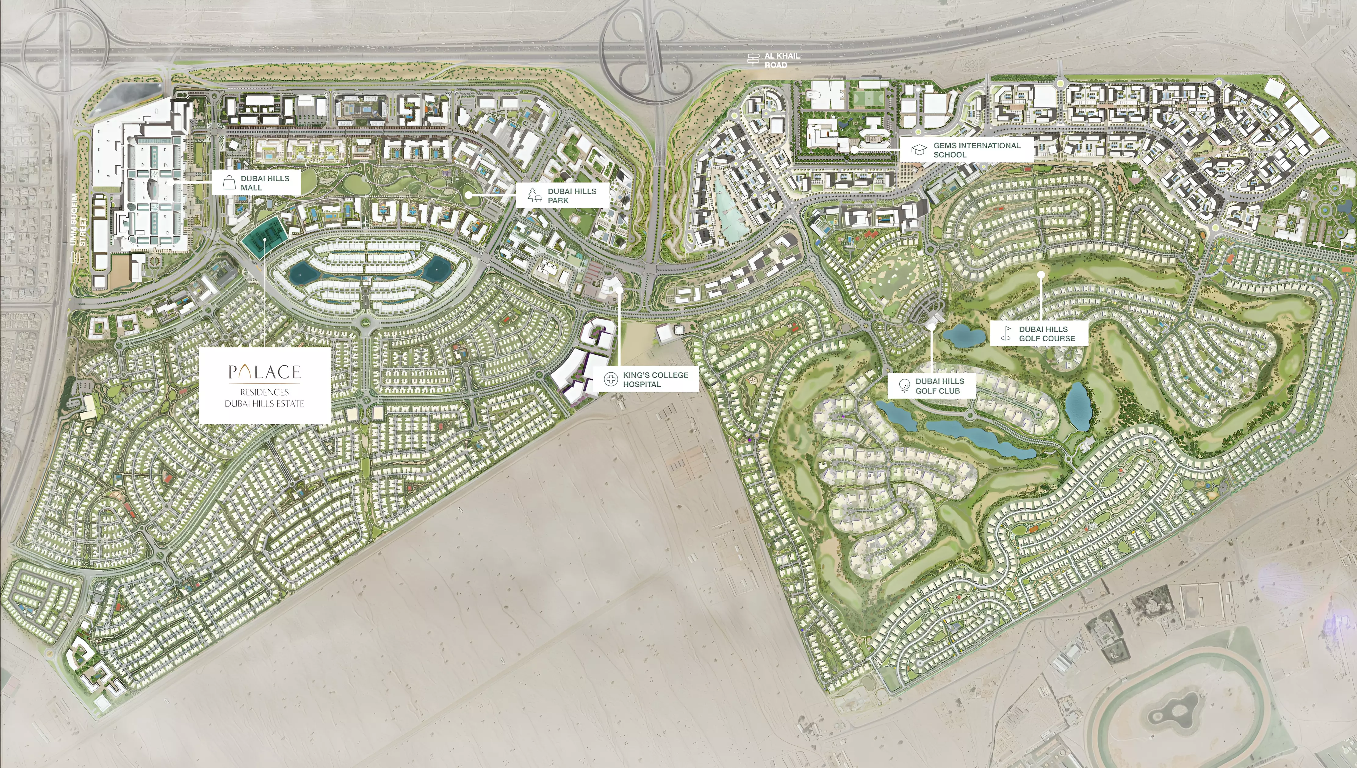 Palace Residences Hillside A – master plan