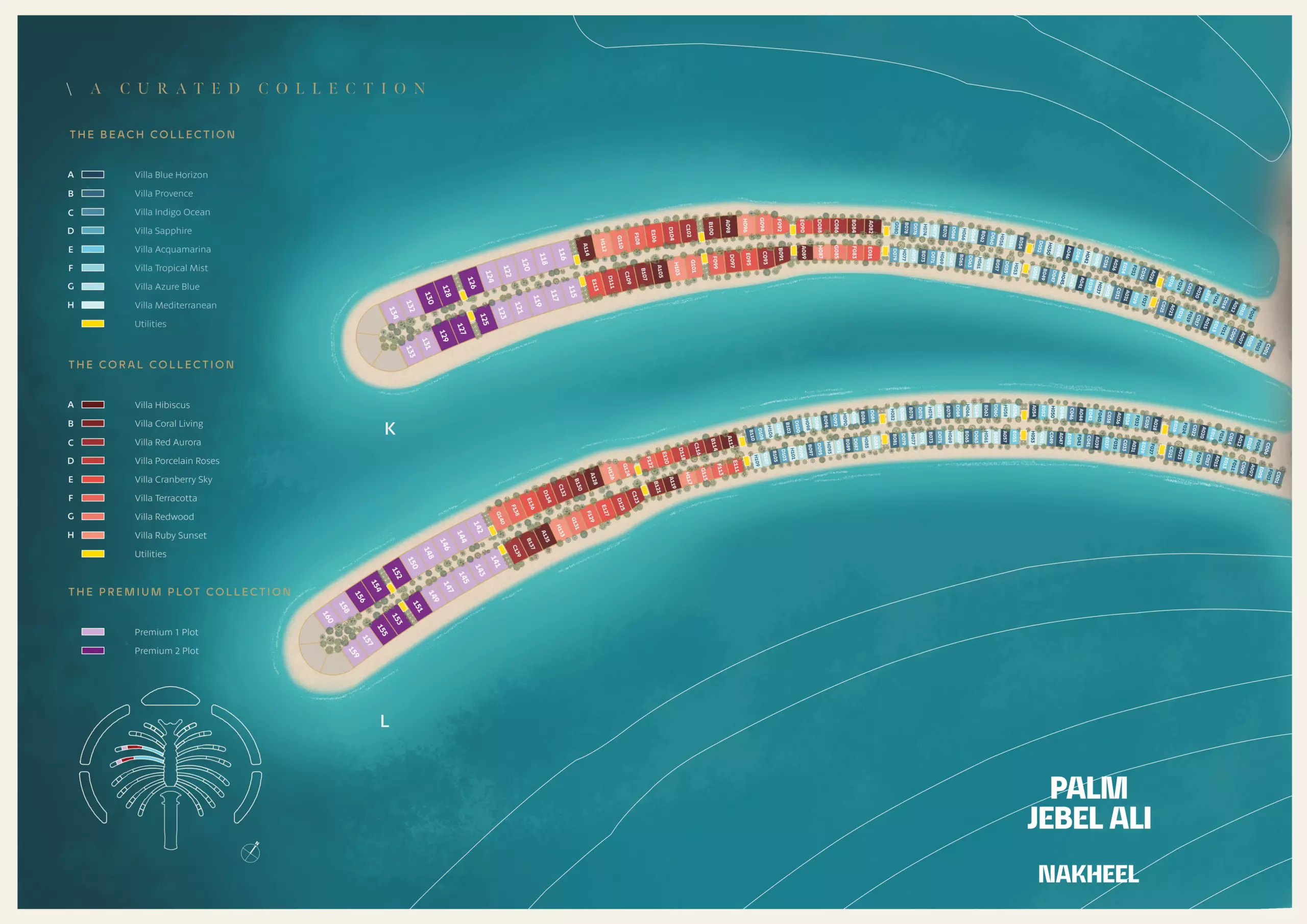 Palm Jebel Ali Frond K – master plan