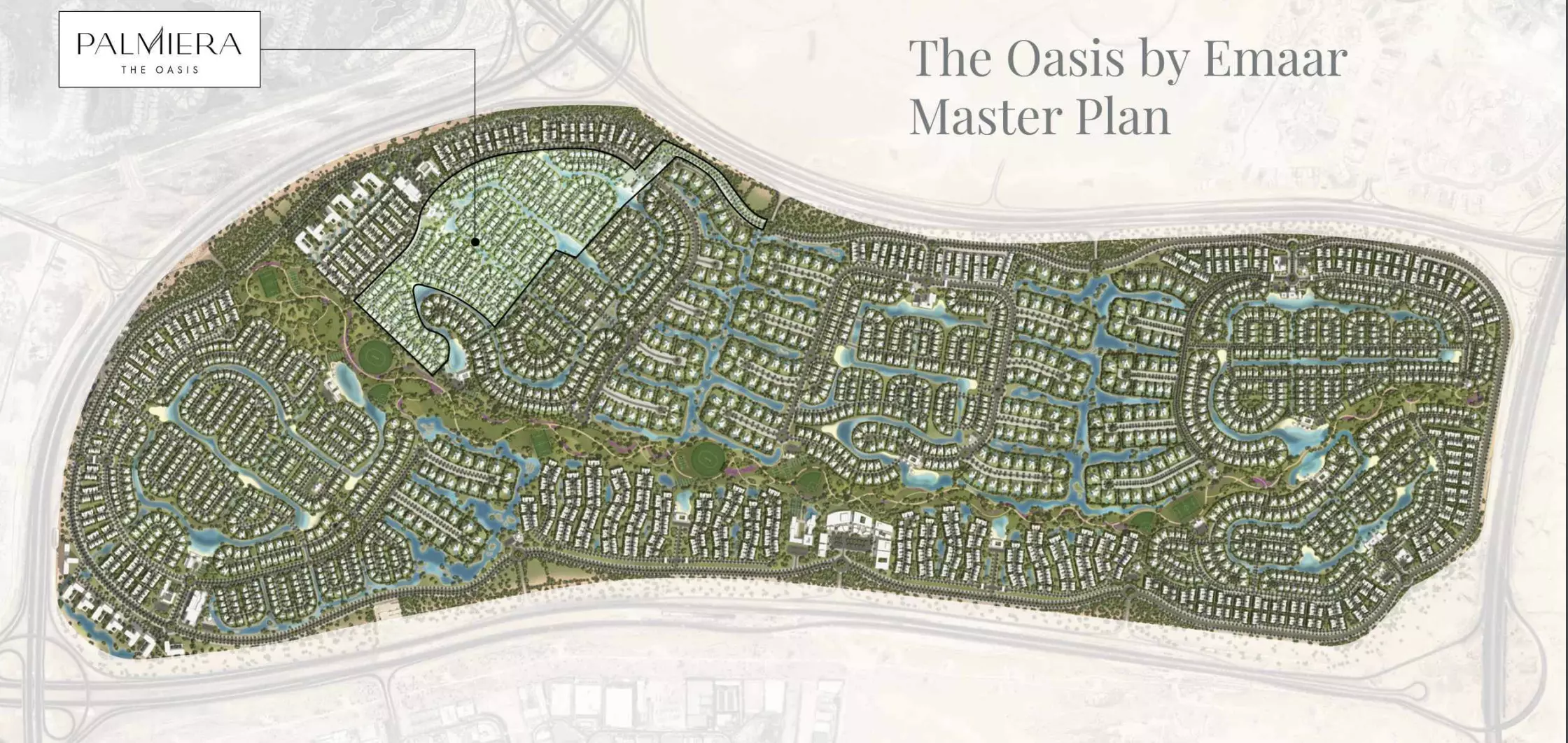 Palmeira - The Oasis – master plan