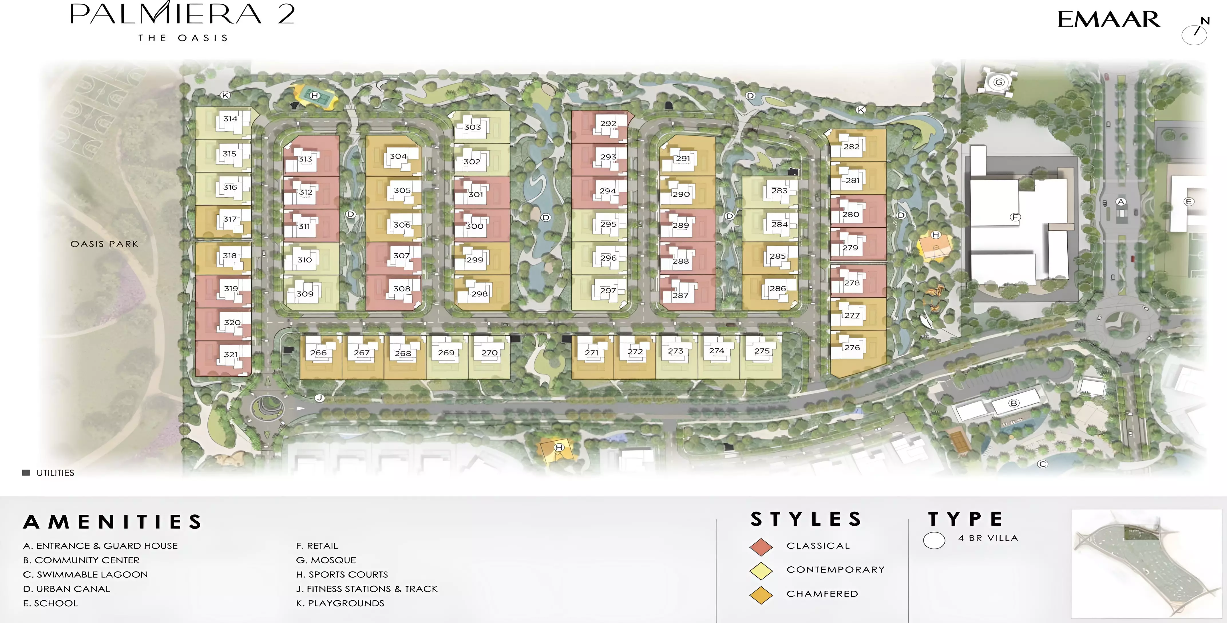 Palmiera Phase 2 By Emaar – master plan