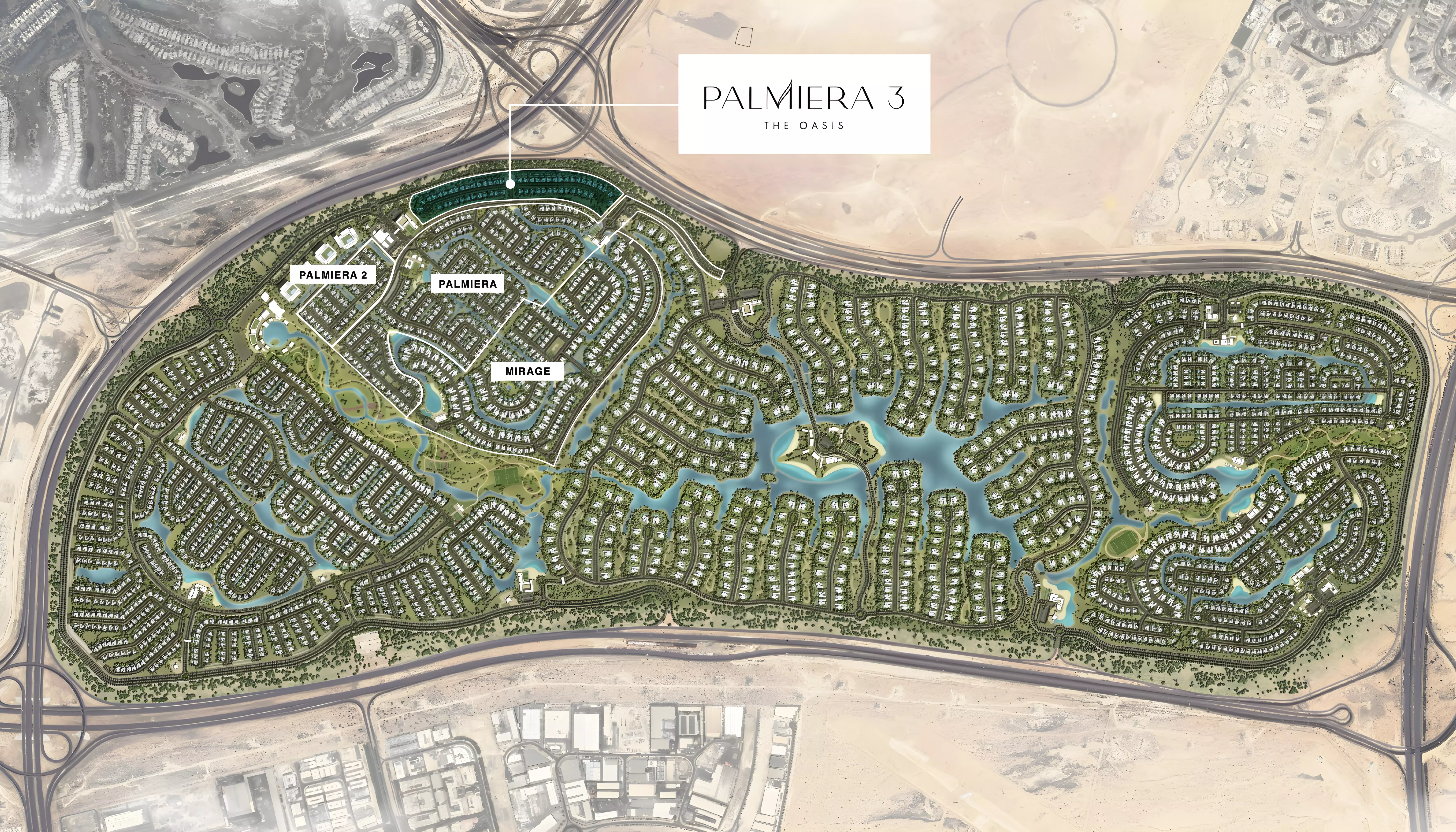 Palmiera Phase 3 At The Oasis By Emaar – master plan