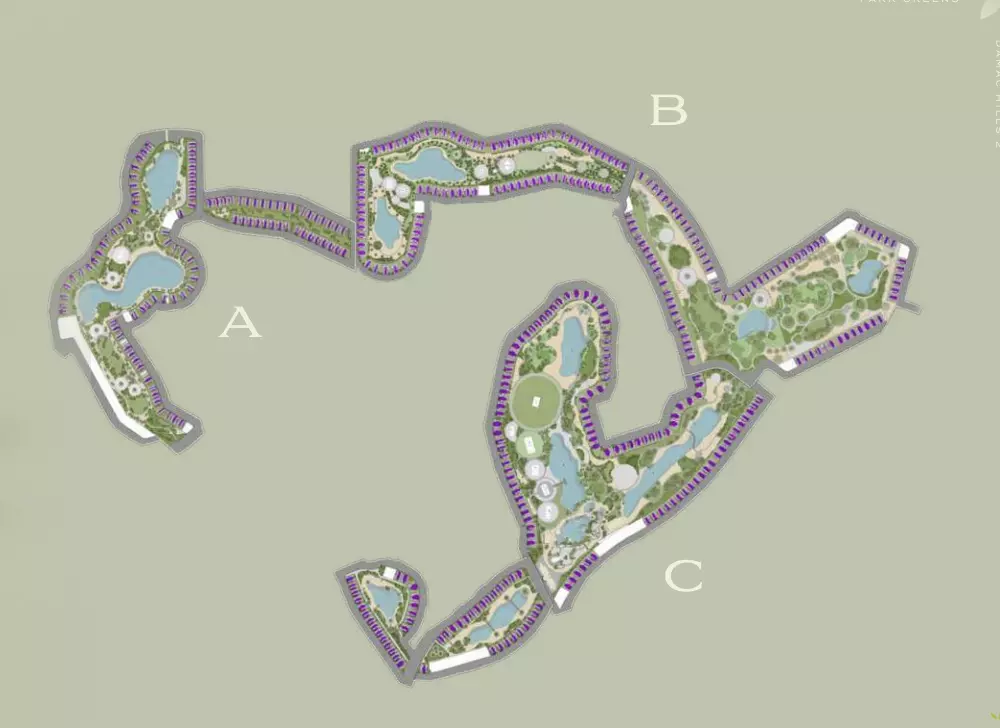 Park Greens Phase 2 By Damac – master plan