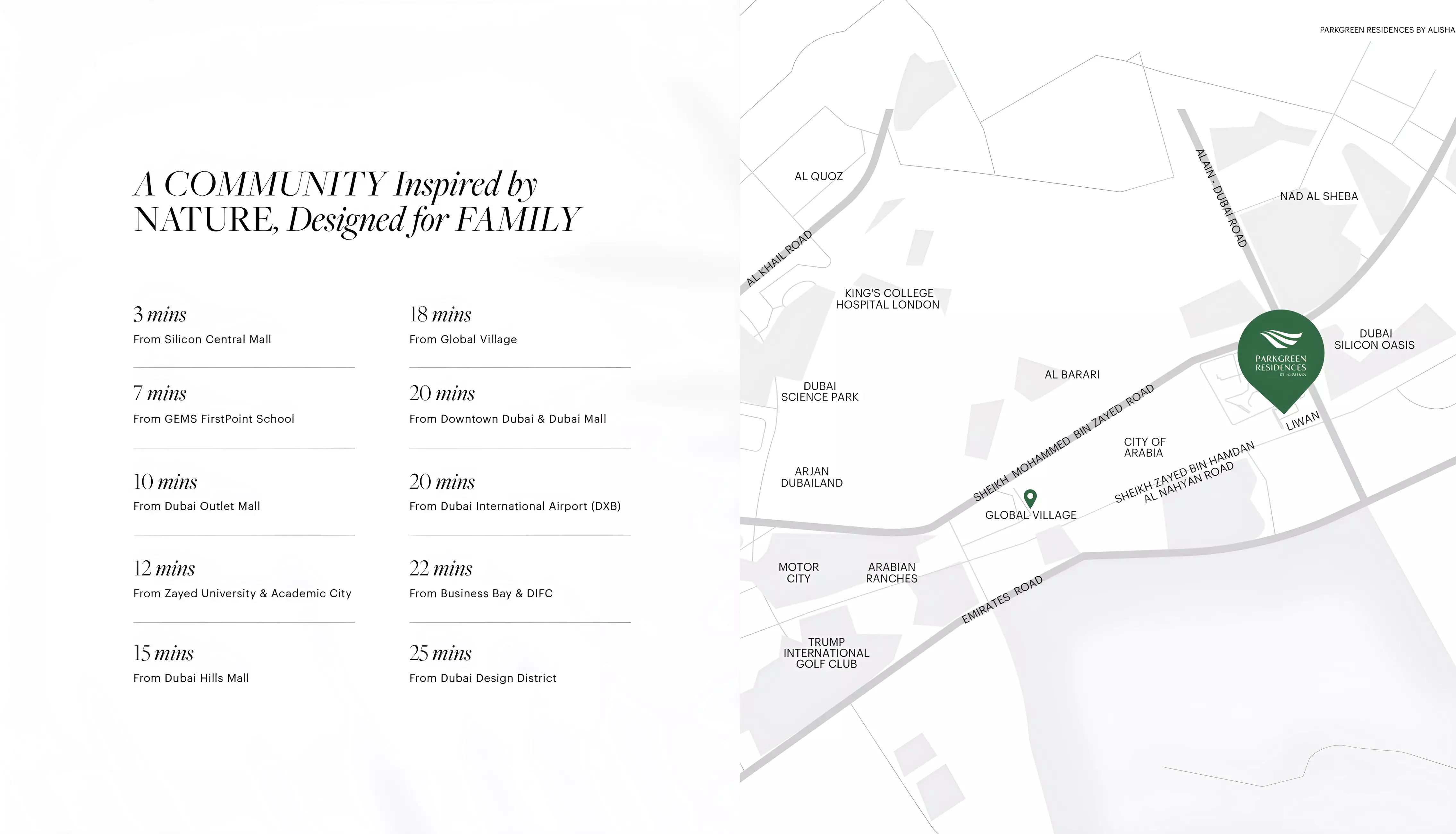 Parkgreen Residences – master plan