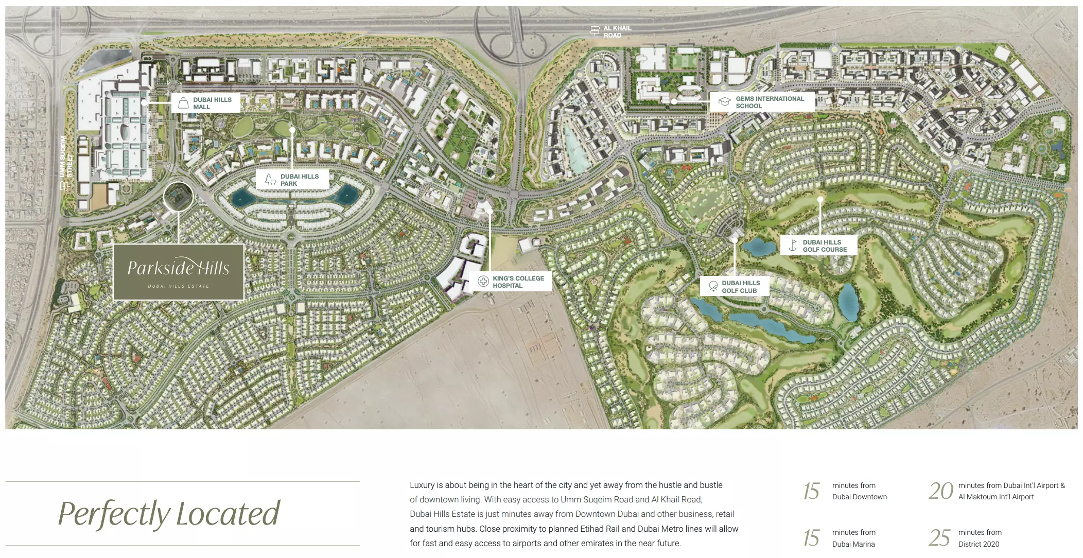 Parkside Hills – master plan