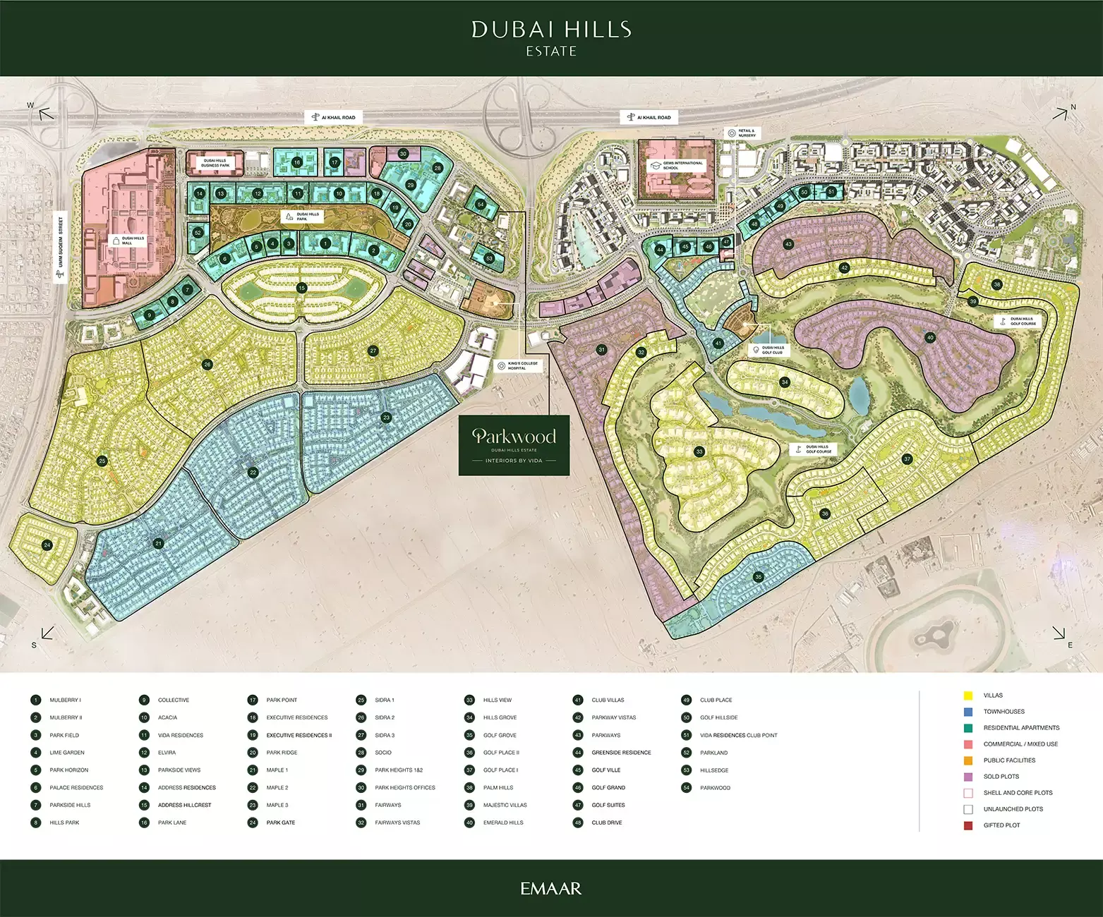 Parkwood – master plan