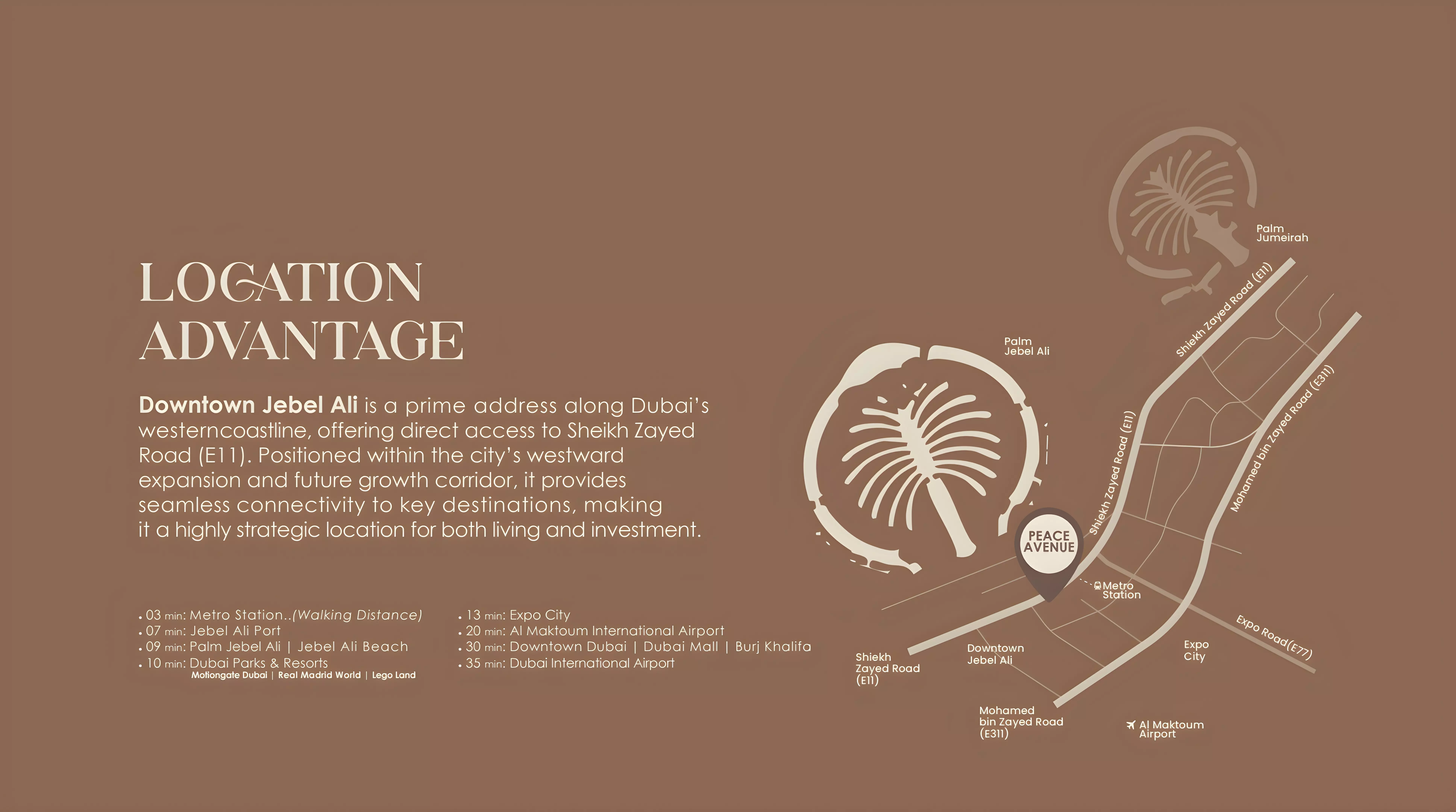 Peace Avenue – master plan