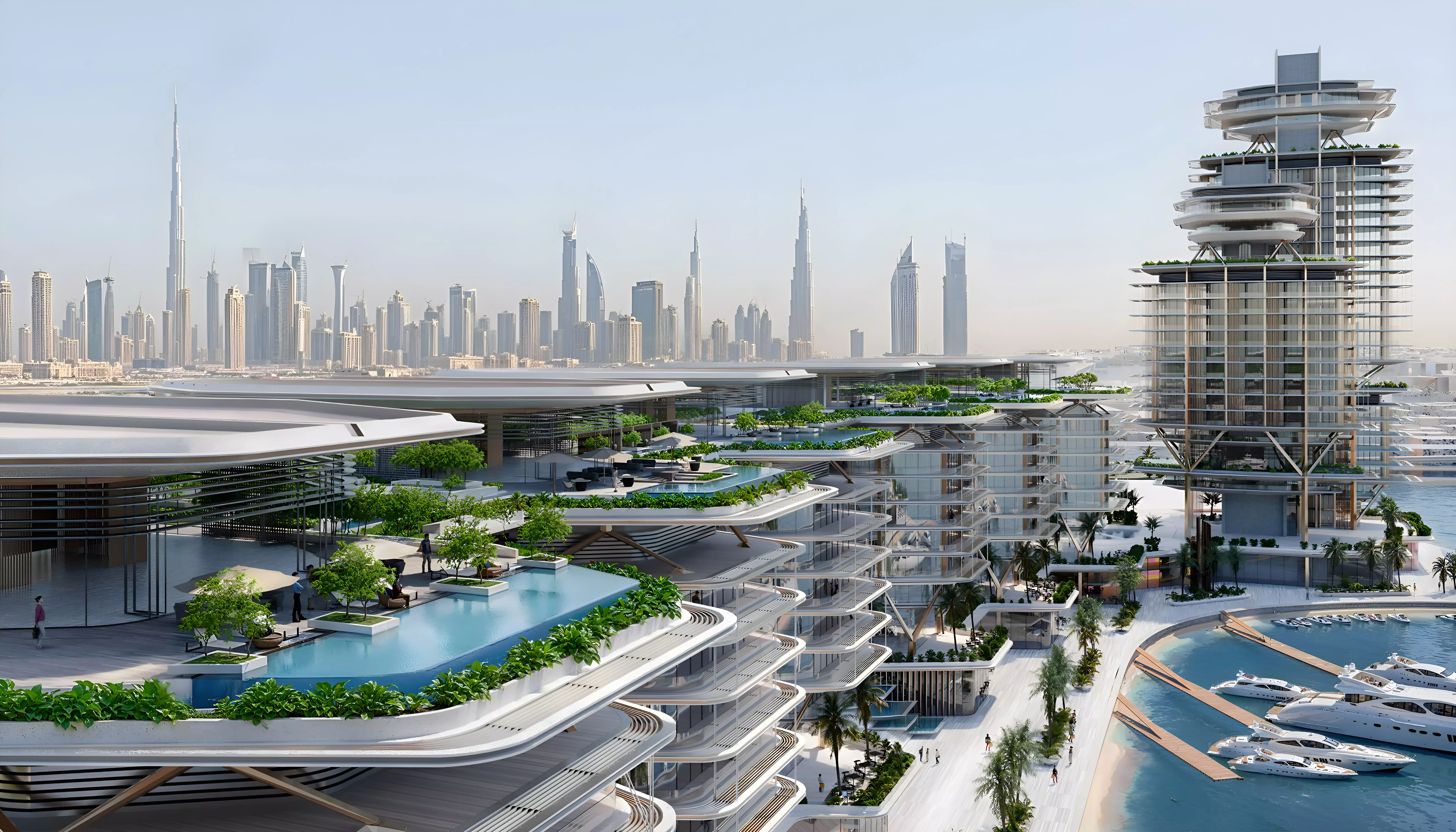 Peninsula Dubai Residences - Tower 1 – main view