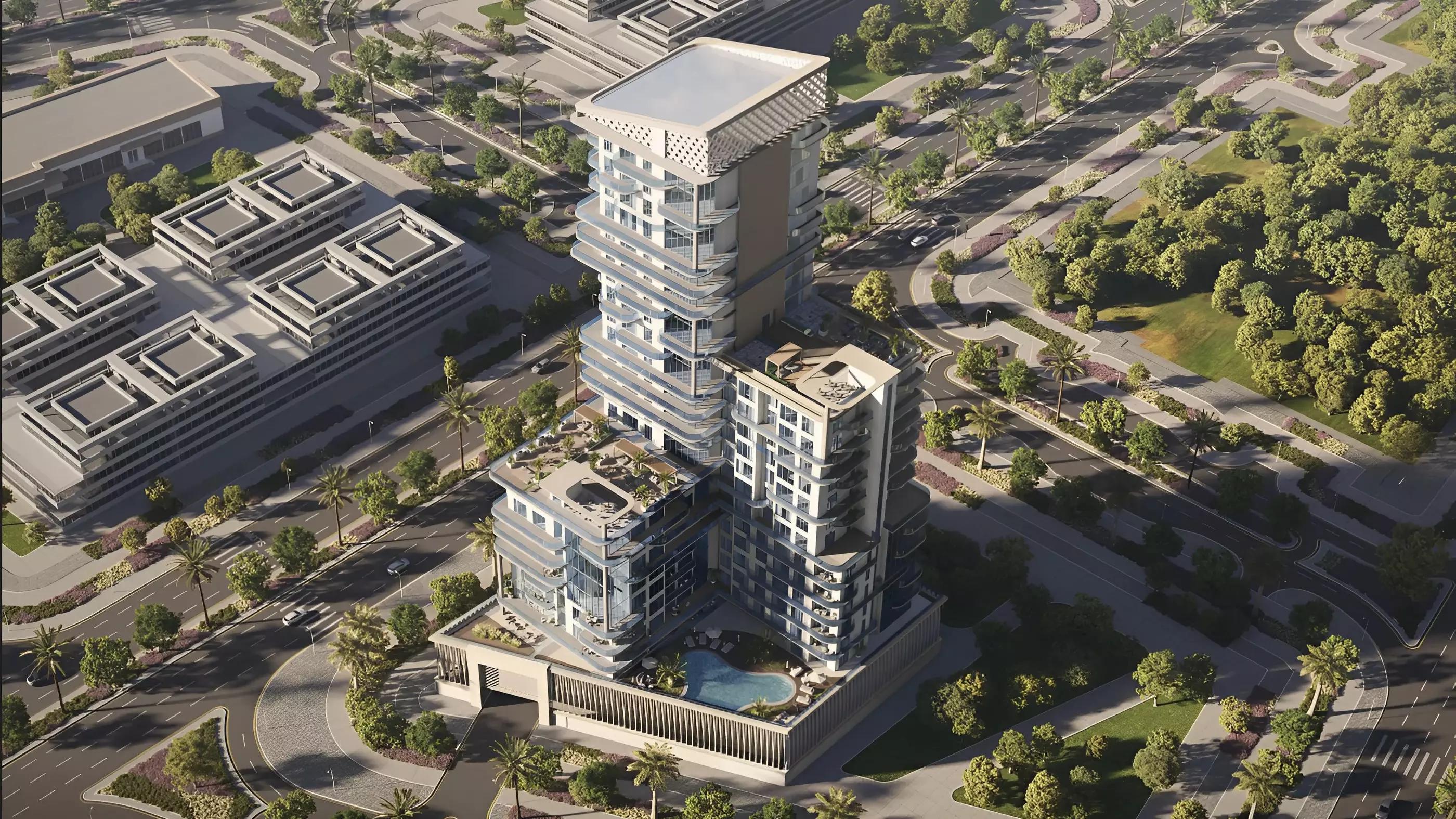 Radiant Garden Tower – main view
