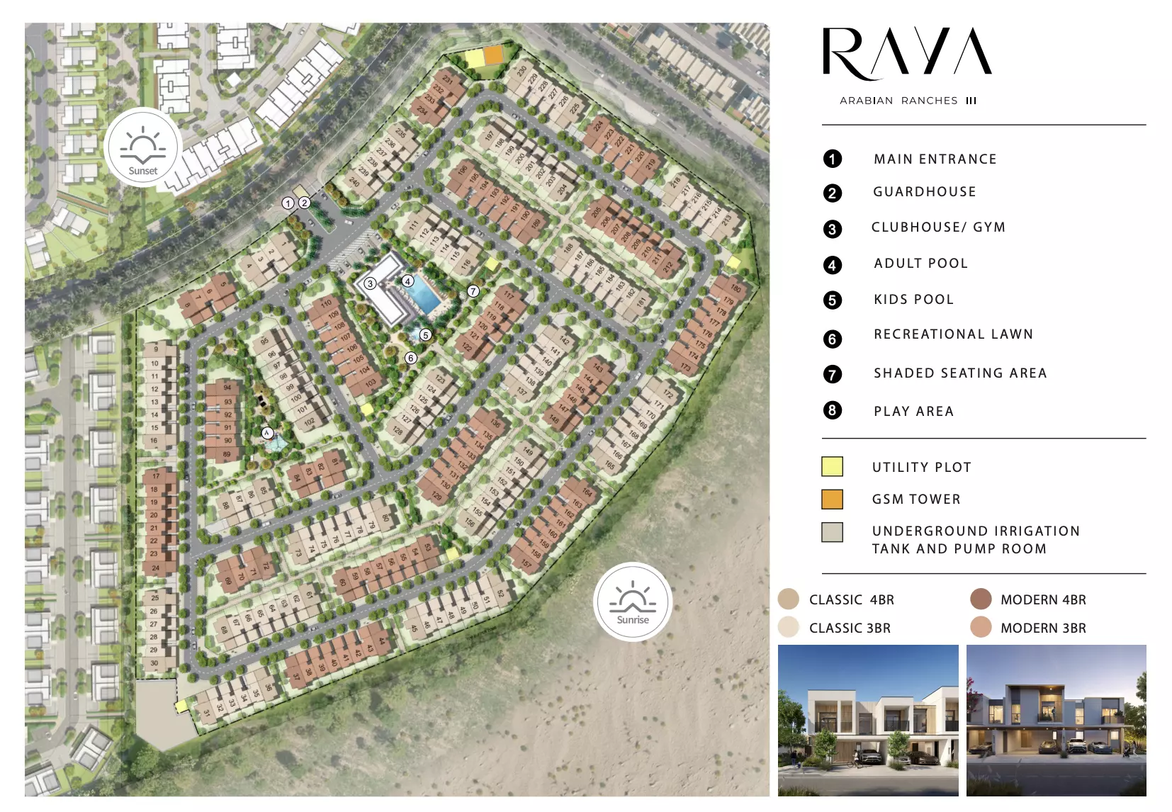 Raya At Arabian Ranches 3 By Emaar – master plan