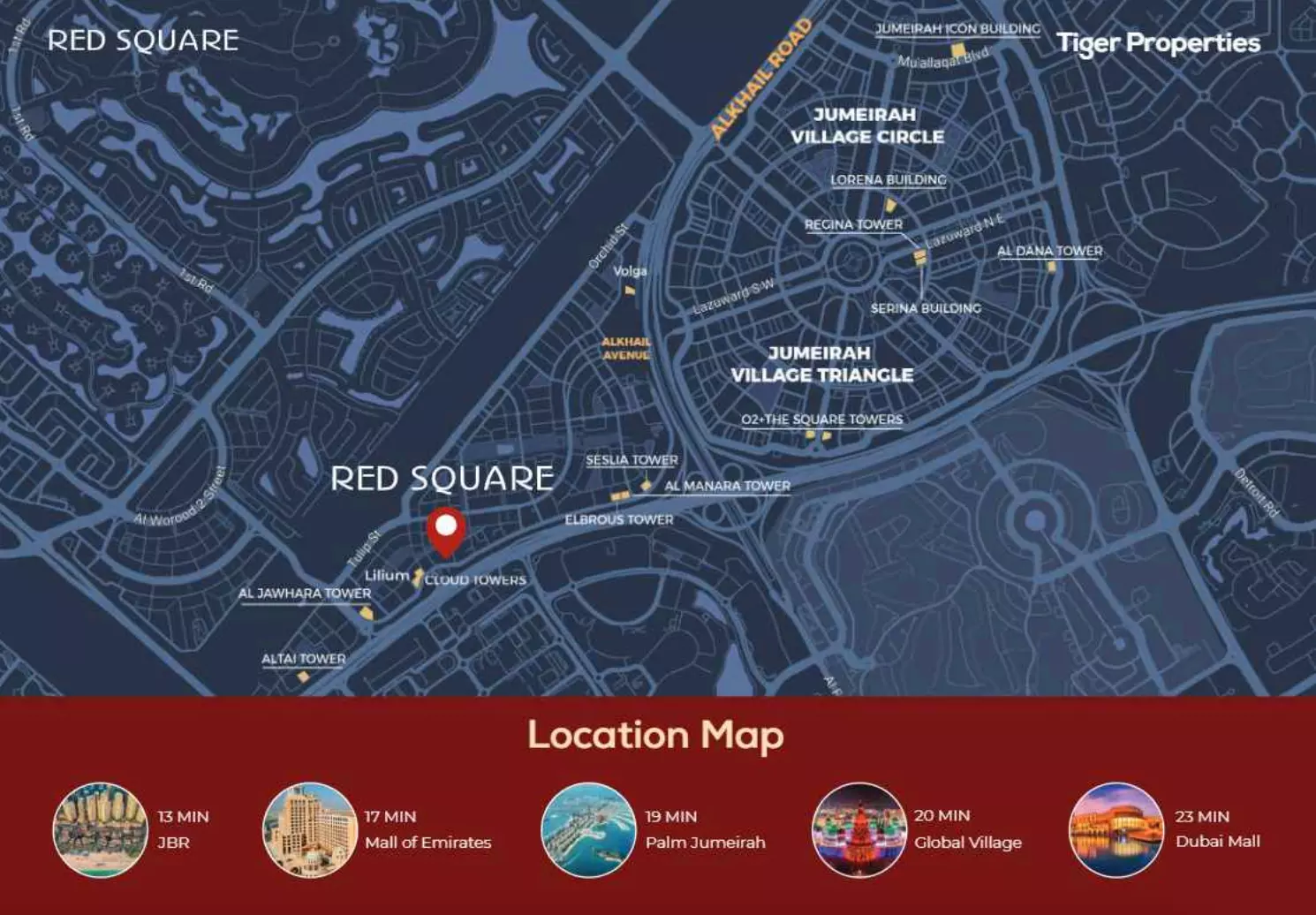 Red Square Tower – master plan