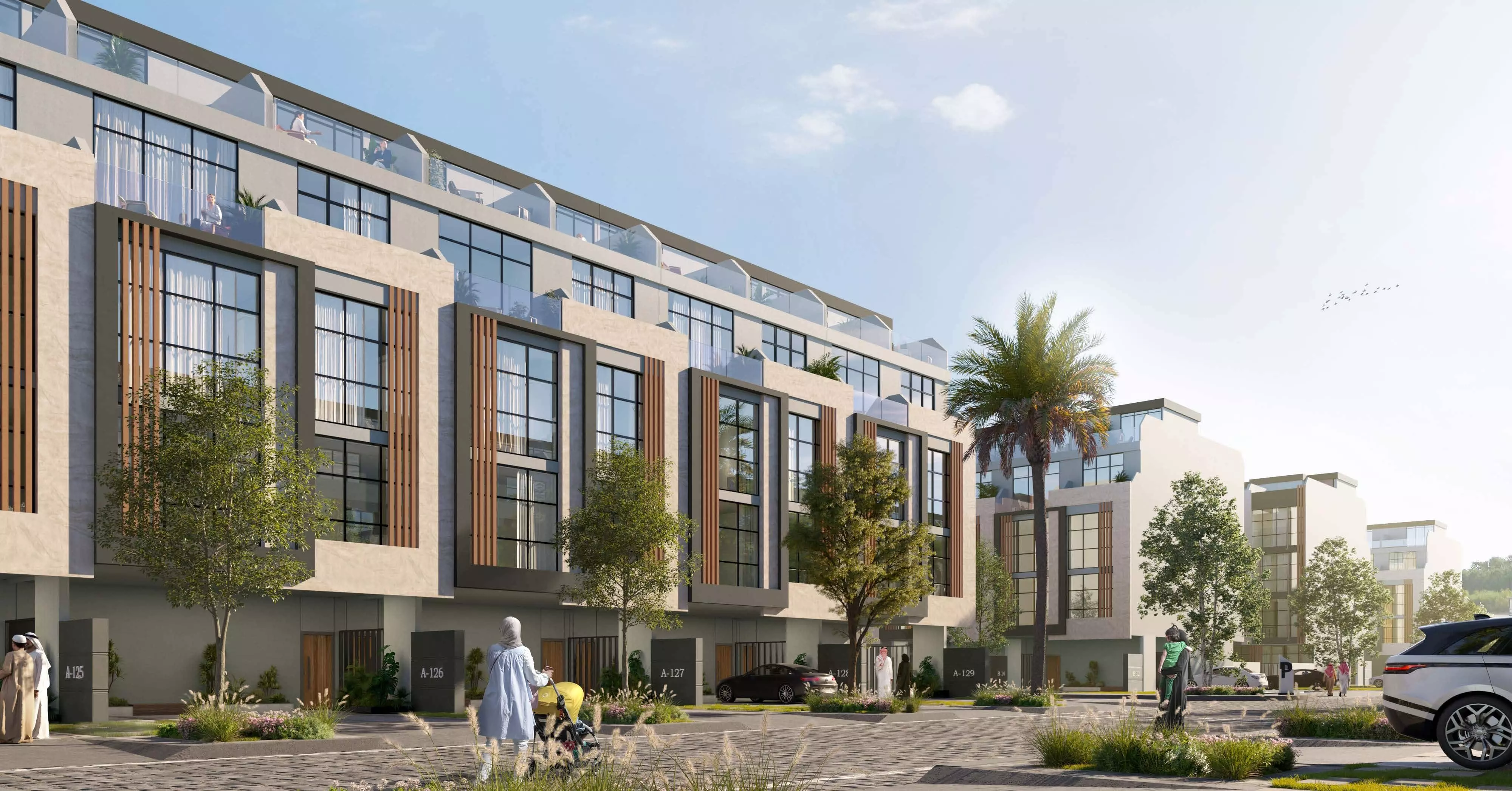 Reportage Village Khalifa City — UAE Real Estate Project