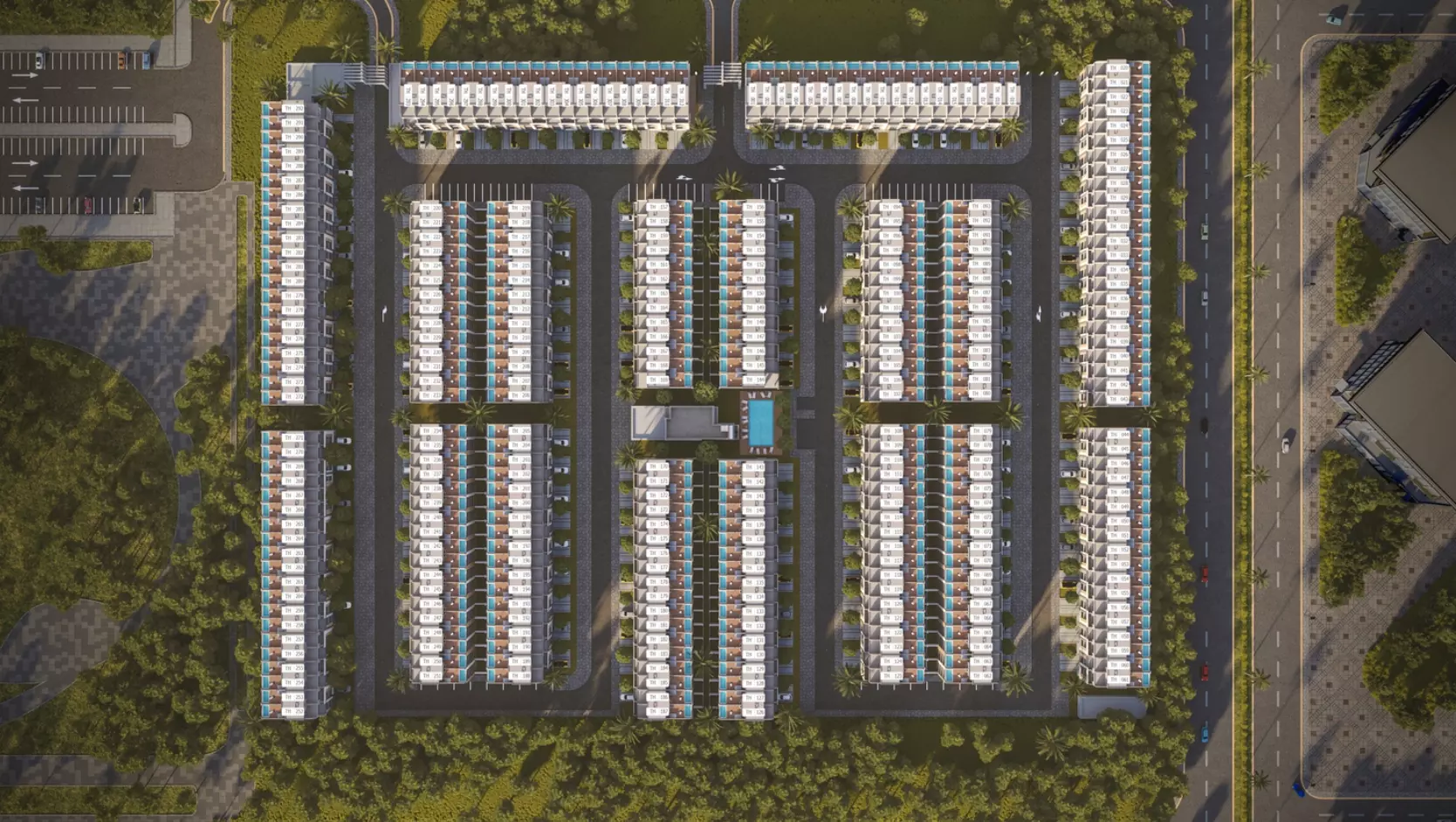 Reportage Village Khalifa City – master plan