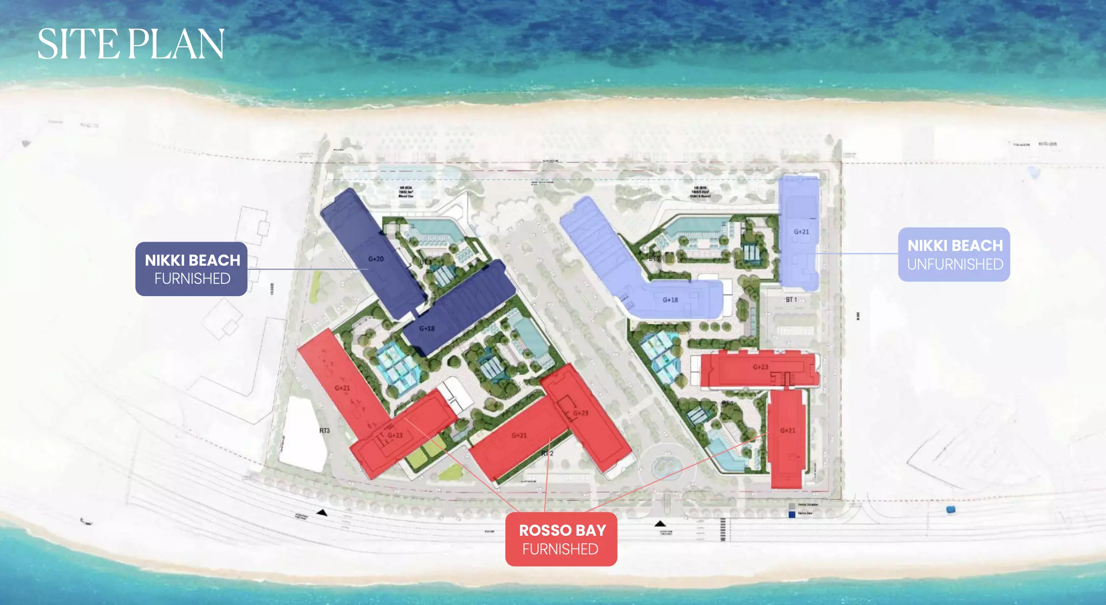 Rosso Bay Residences – master plan
