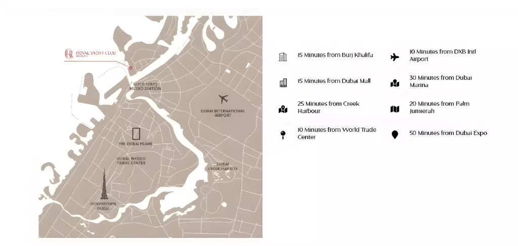 Royal Yacht Club Residences – master plan
