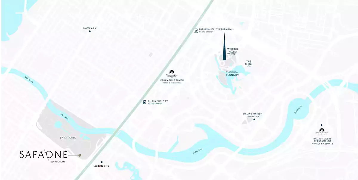 Safa One By Damac – master plan