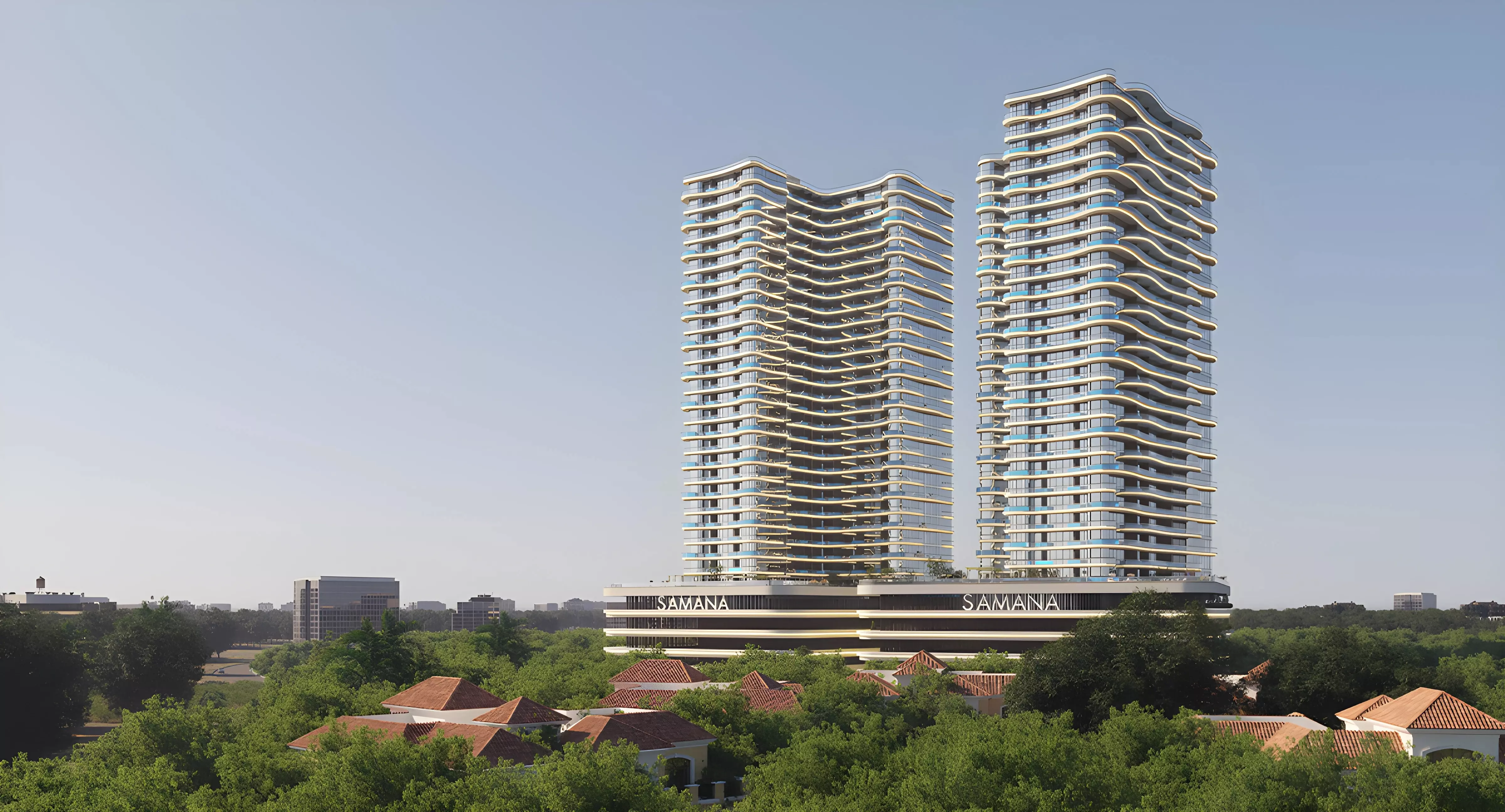 Samana Barari Twin Towers – main view