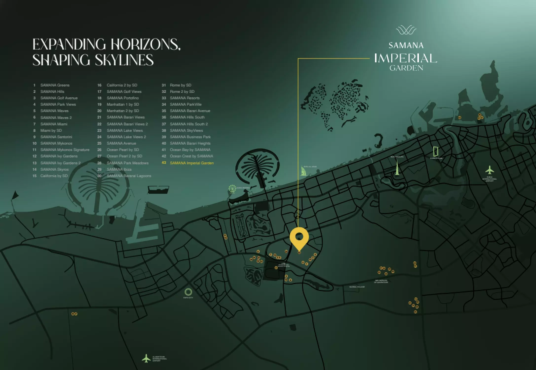 Samana Imperial Garden – master plan