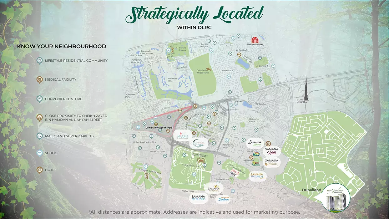 Samana IVY Gardens – master plan