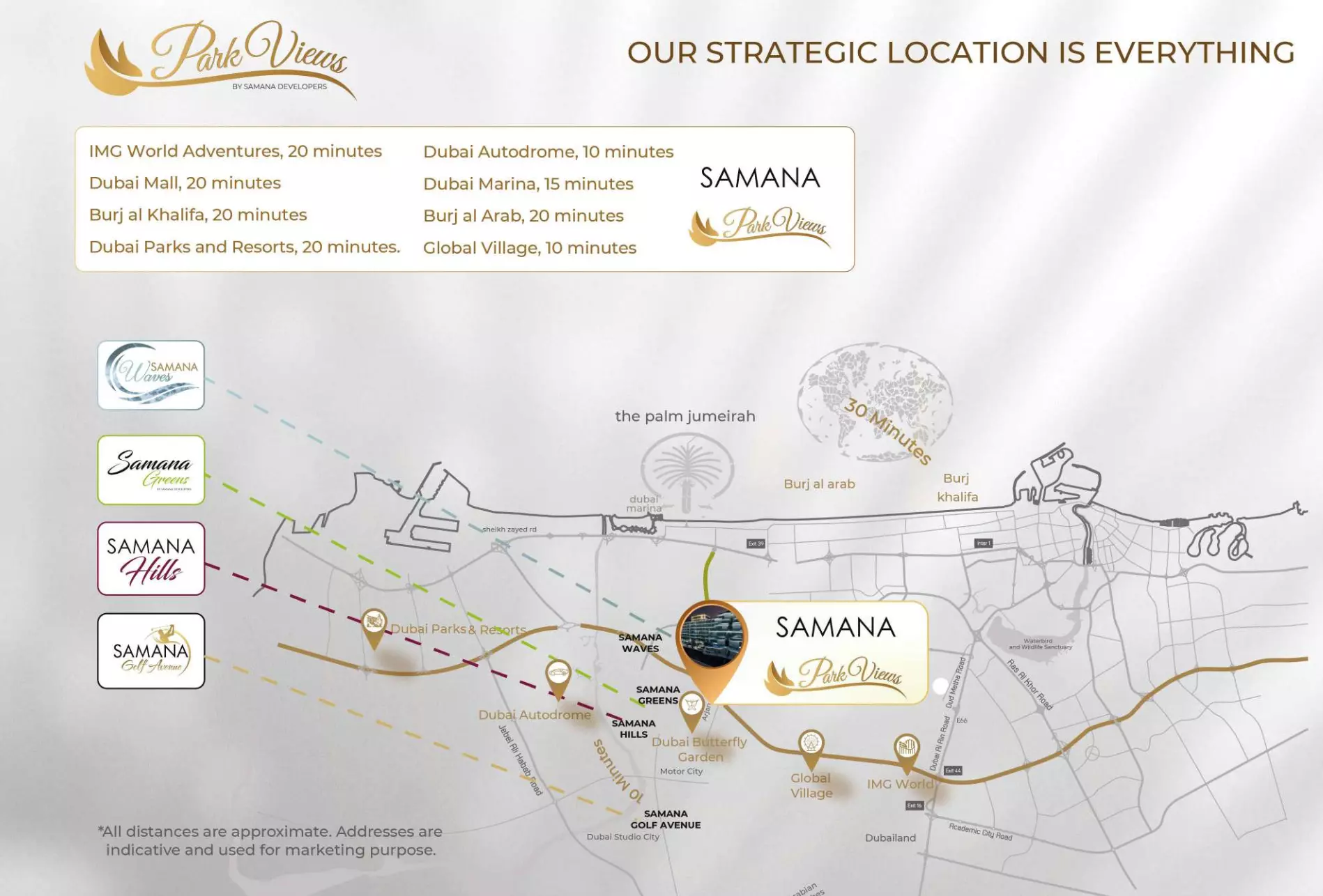 Samana Park Views – master plan