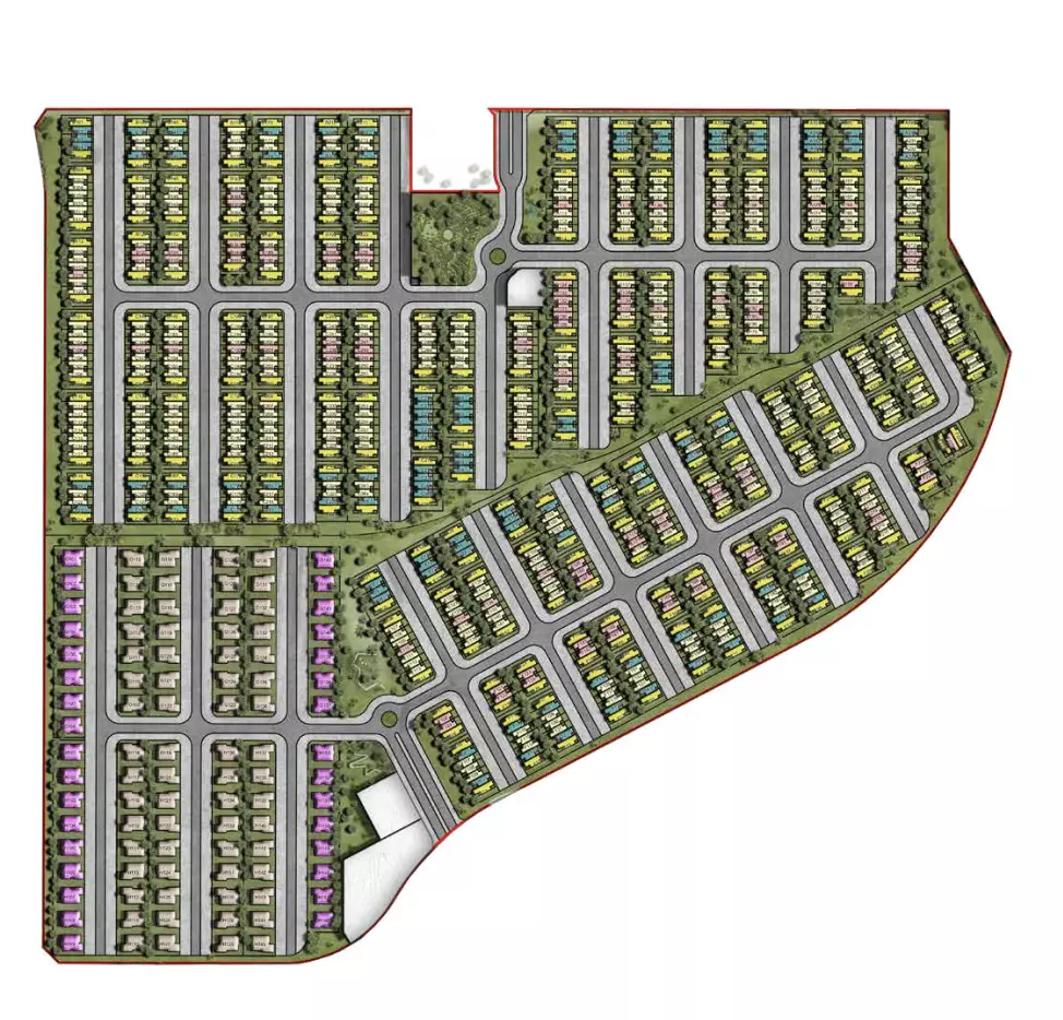 Santorini By Damac – master plan