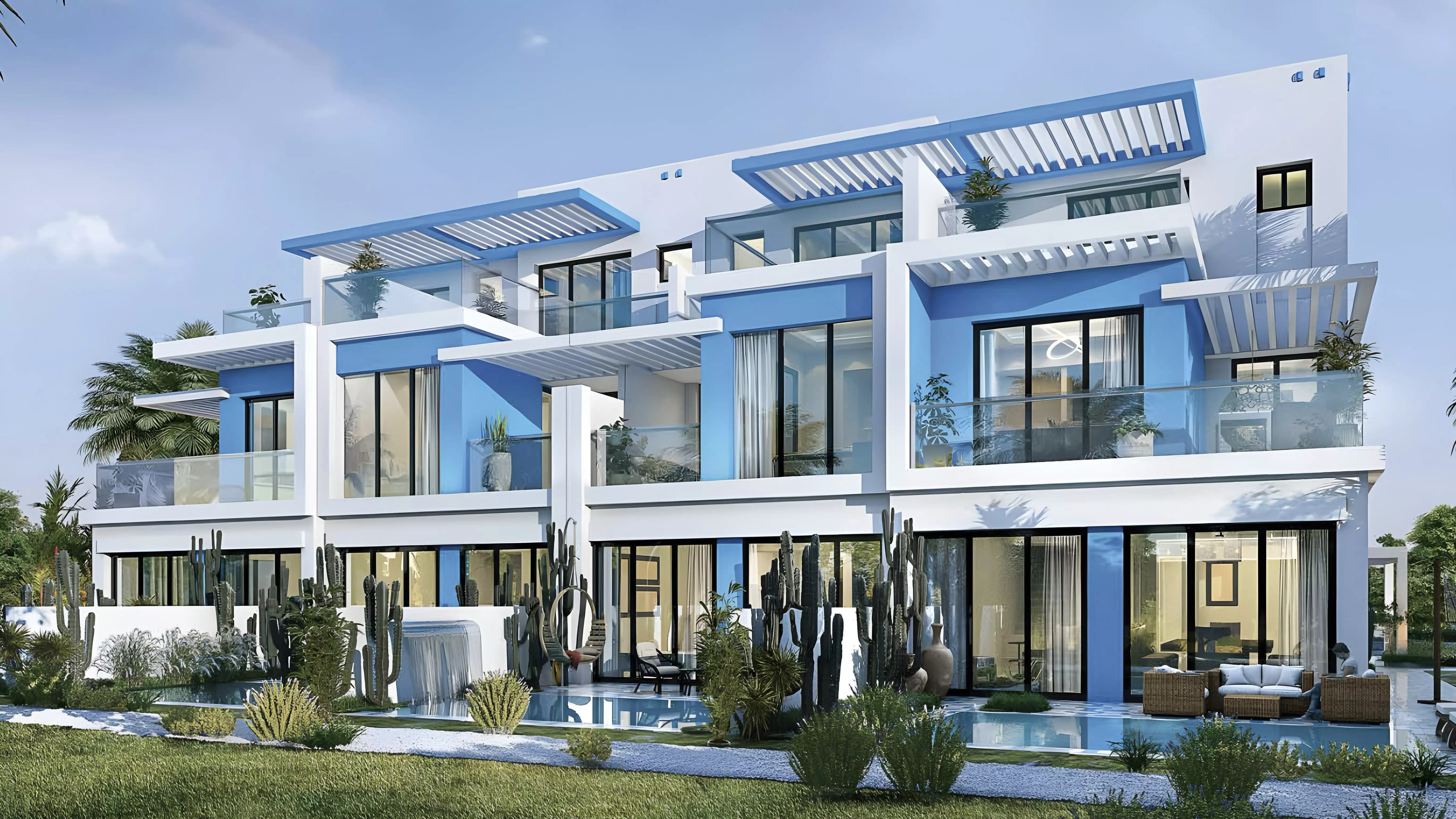 Santorini Phase 3 Damac Lagoons – main view