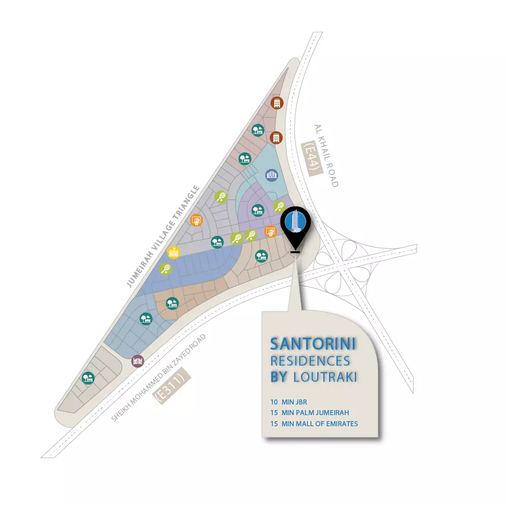 Santorini Residences by Loutraki – master plan
