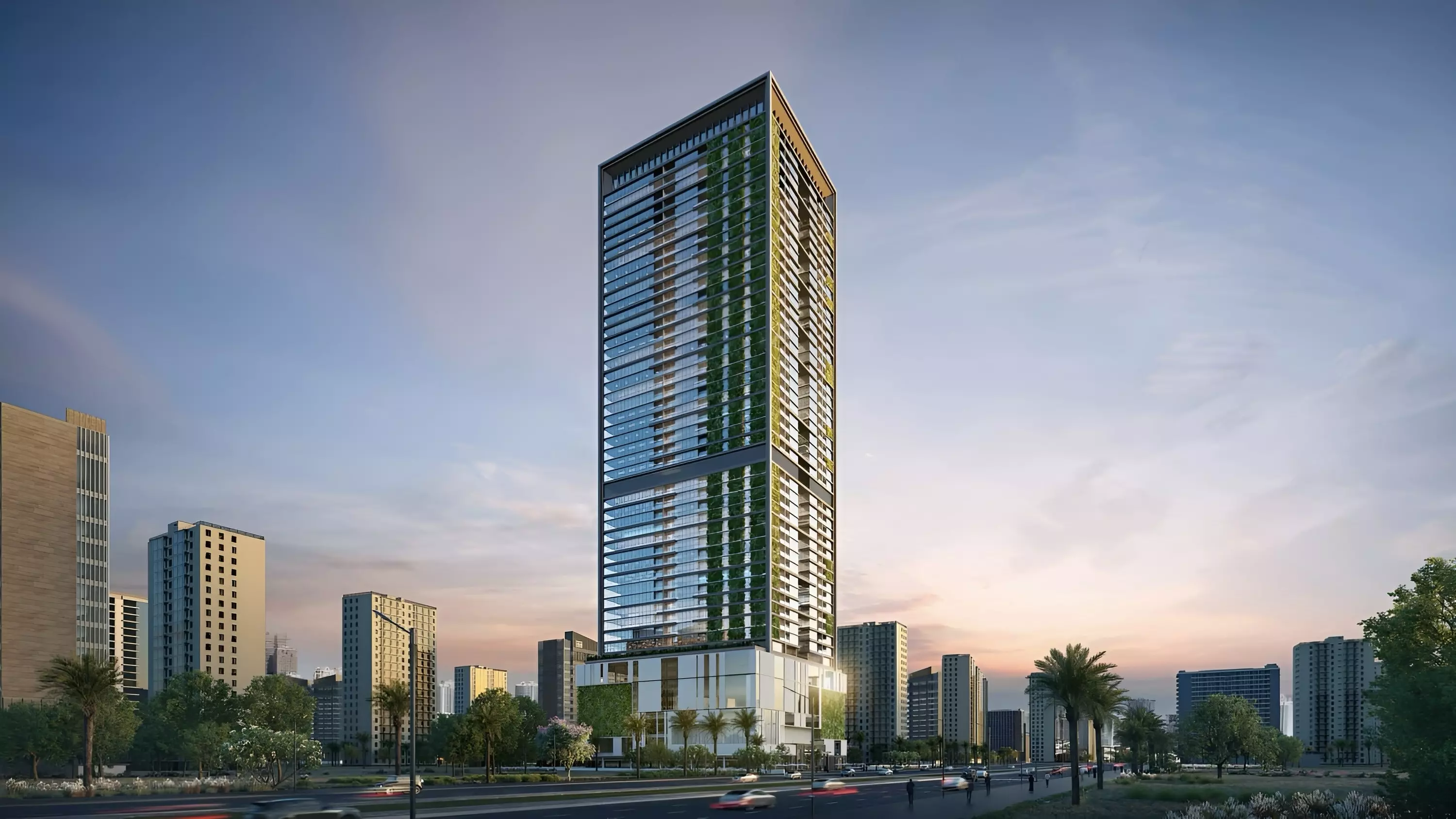 Sky Gardens Tower – main view