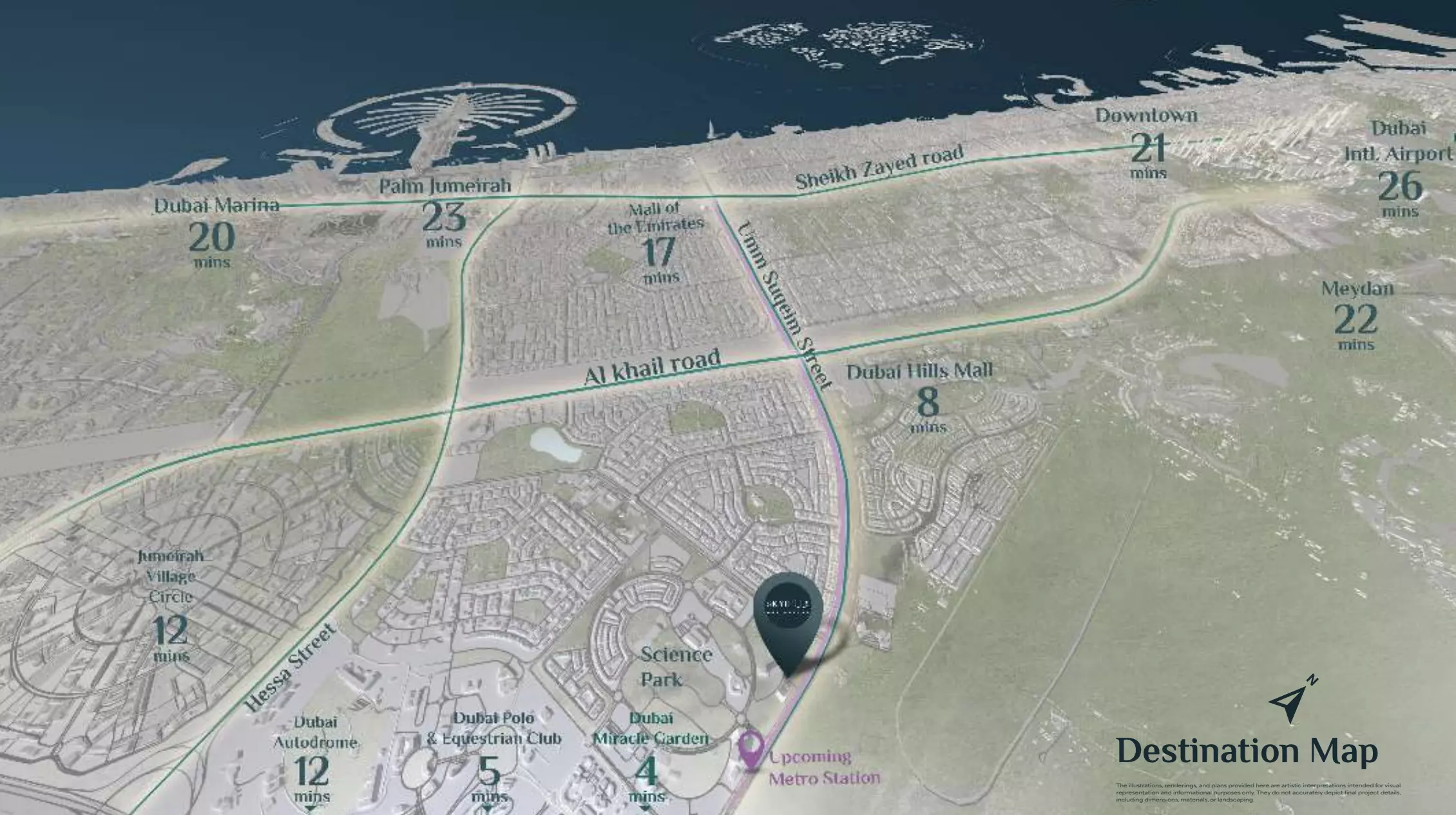 Skyhills Residences By HRE Development – master plan