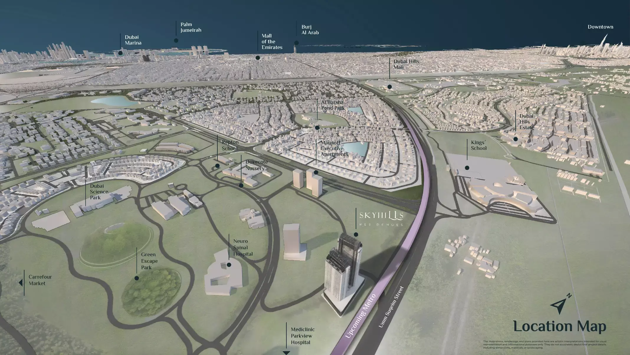 Skyhills Residences Phase 3 By HRE – master plan