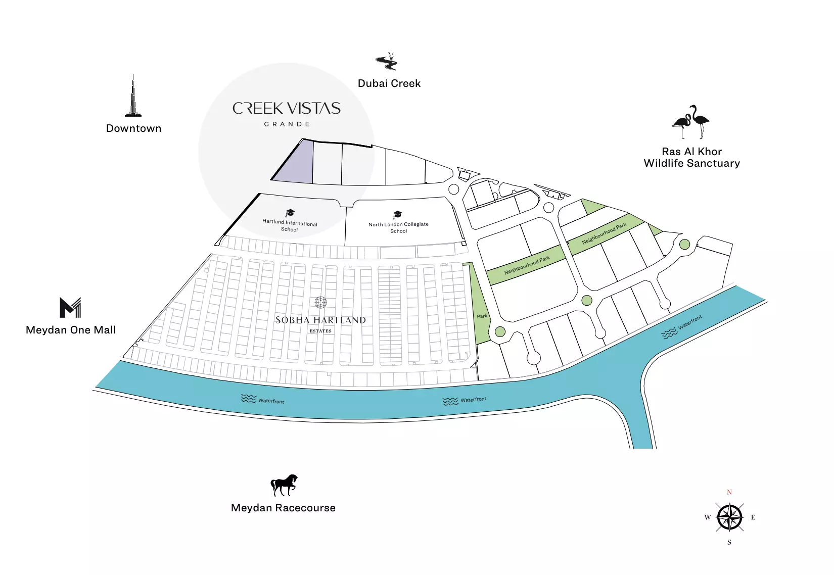 Sobha Creek Vistas Grande – master plan