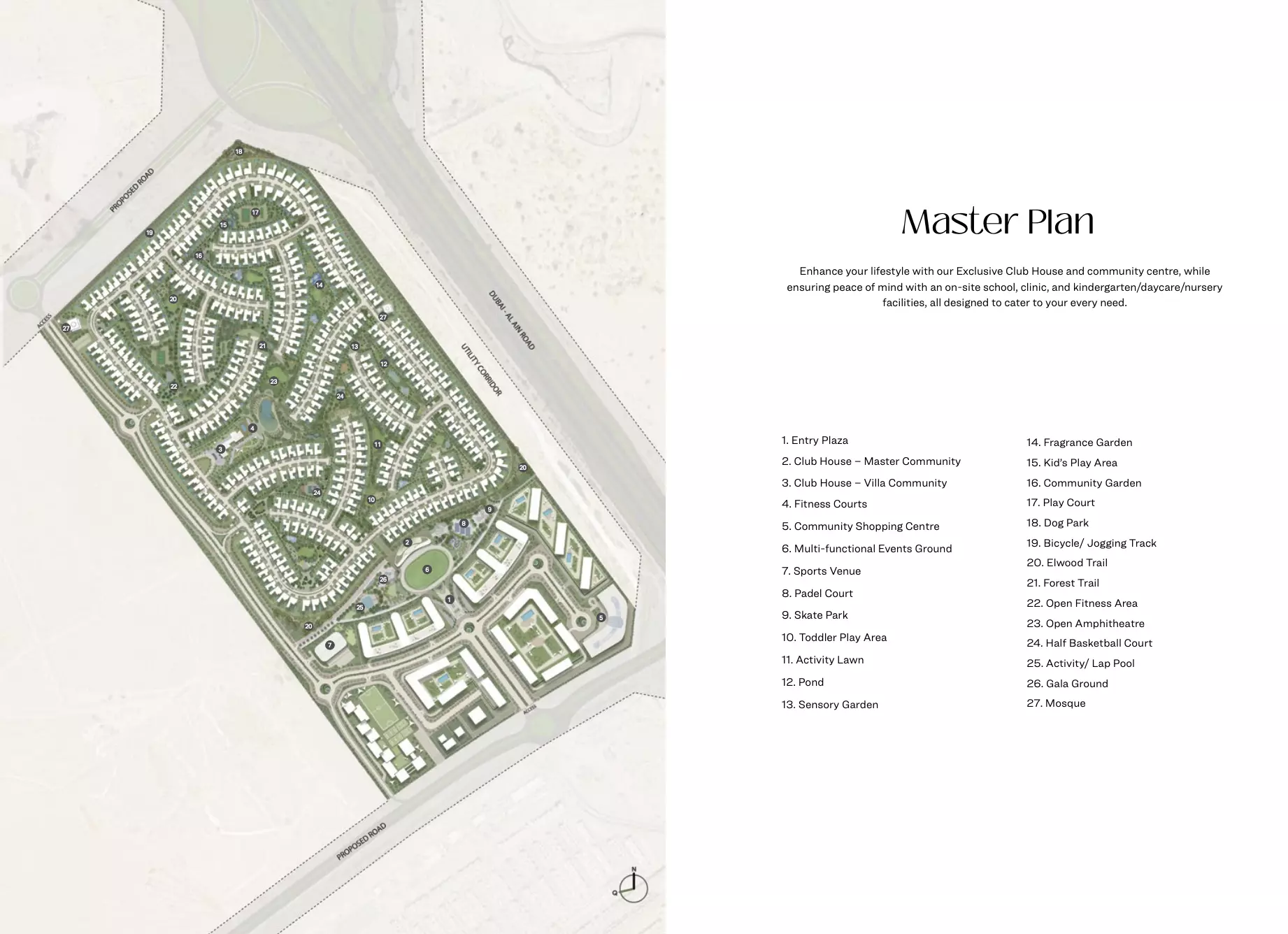 Sobha Elwood – master plan