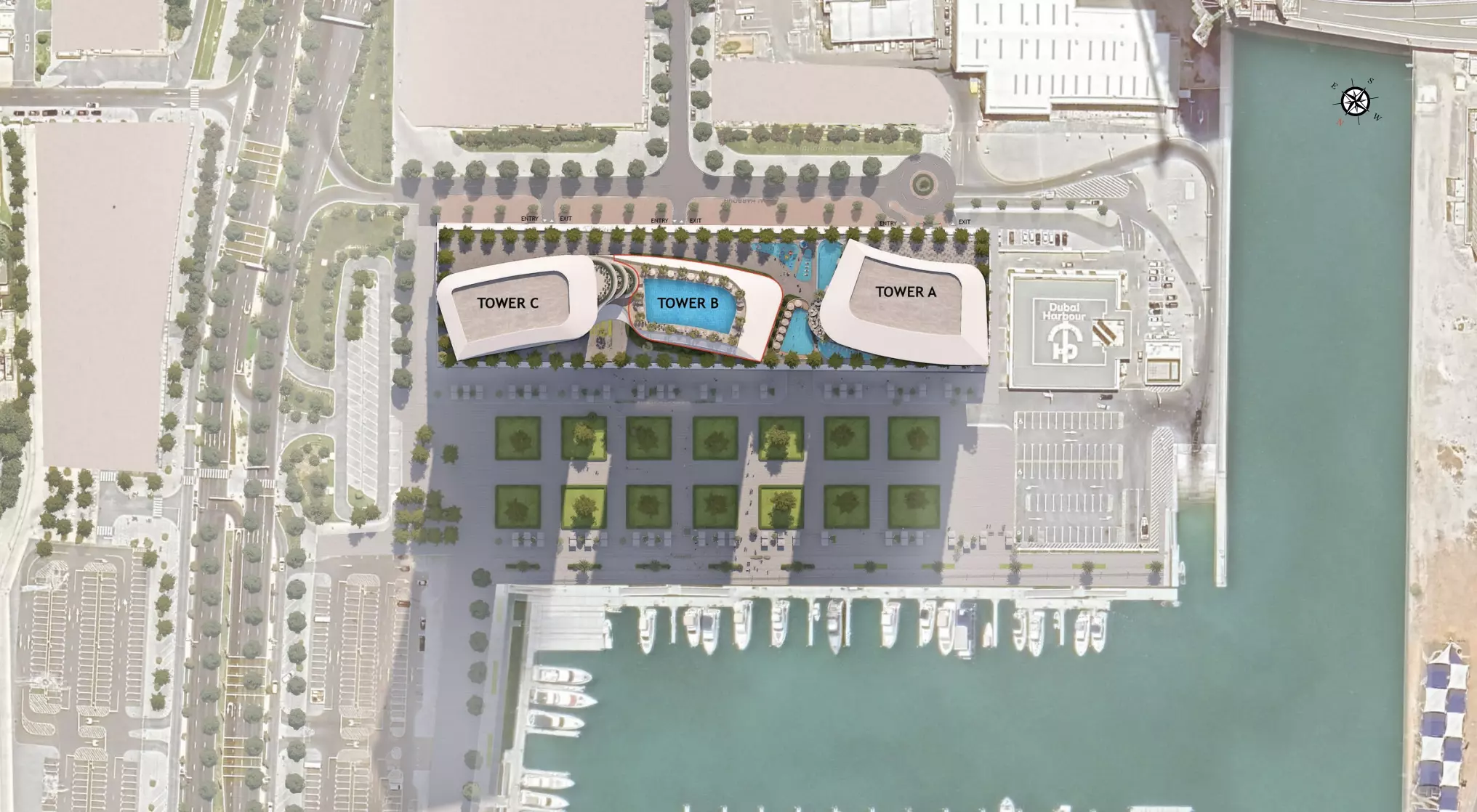 Sobha Seahaven – master plan