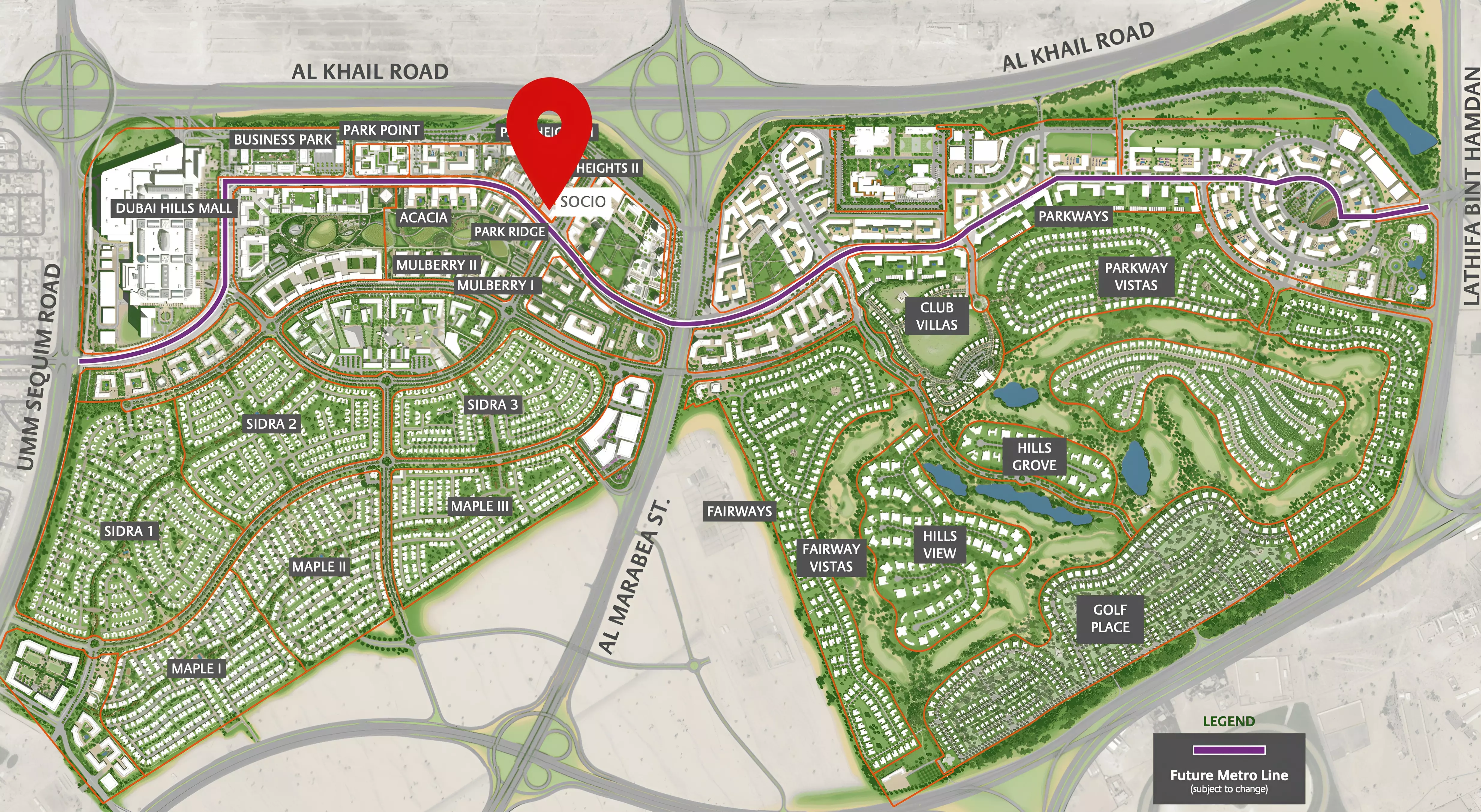 Socio at Dubai Hills Estate – master plan