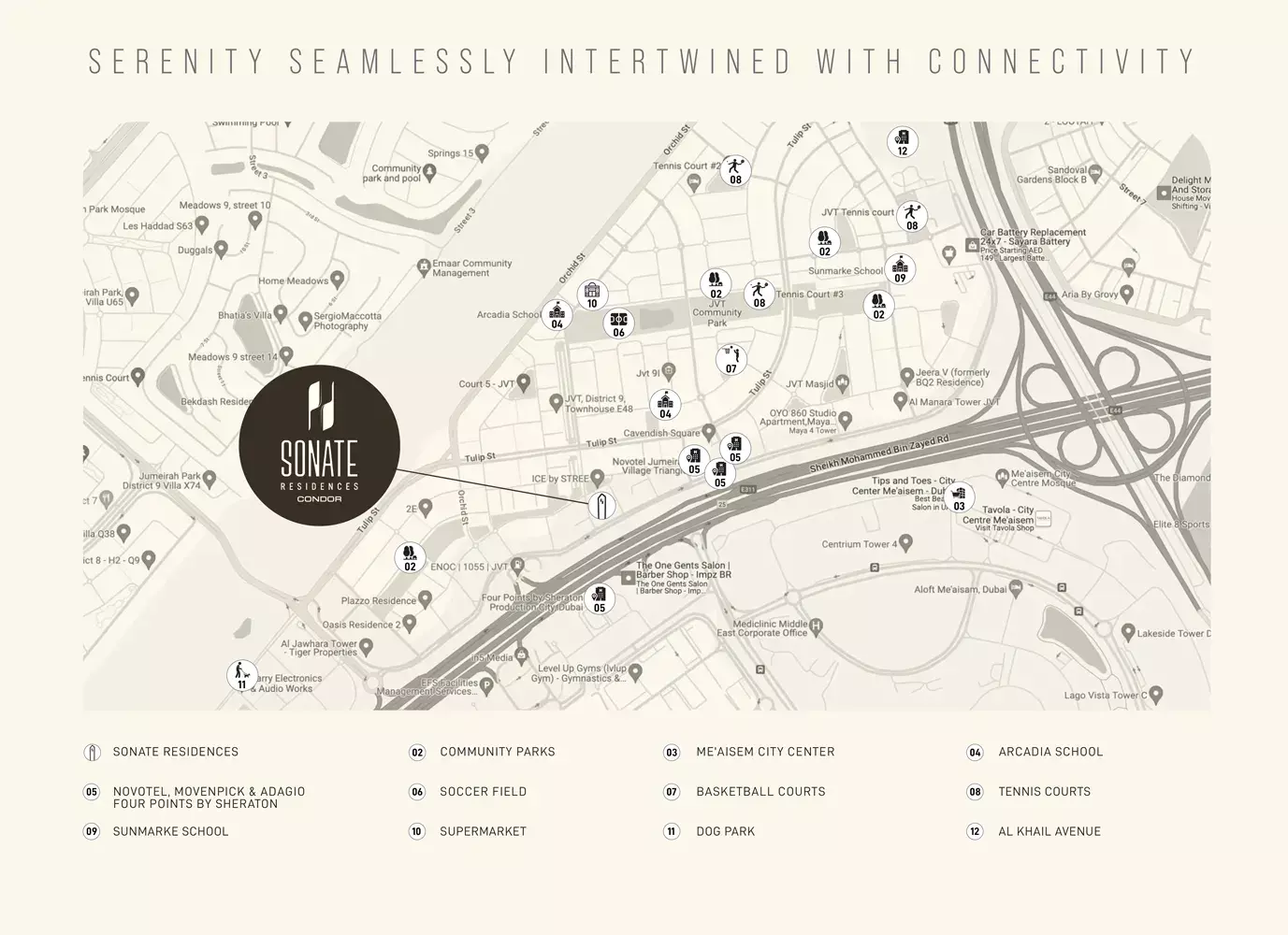 Sonate Residences – master plan