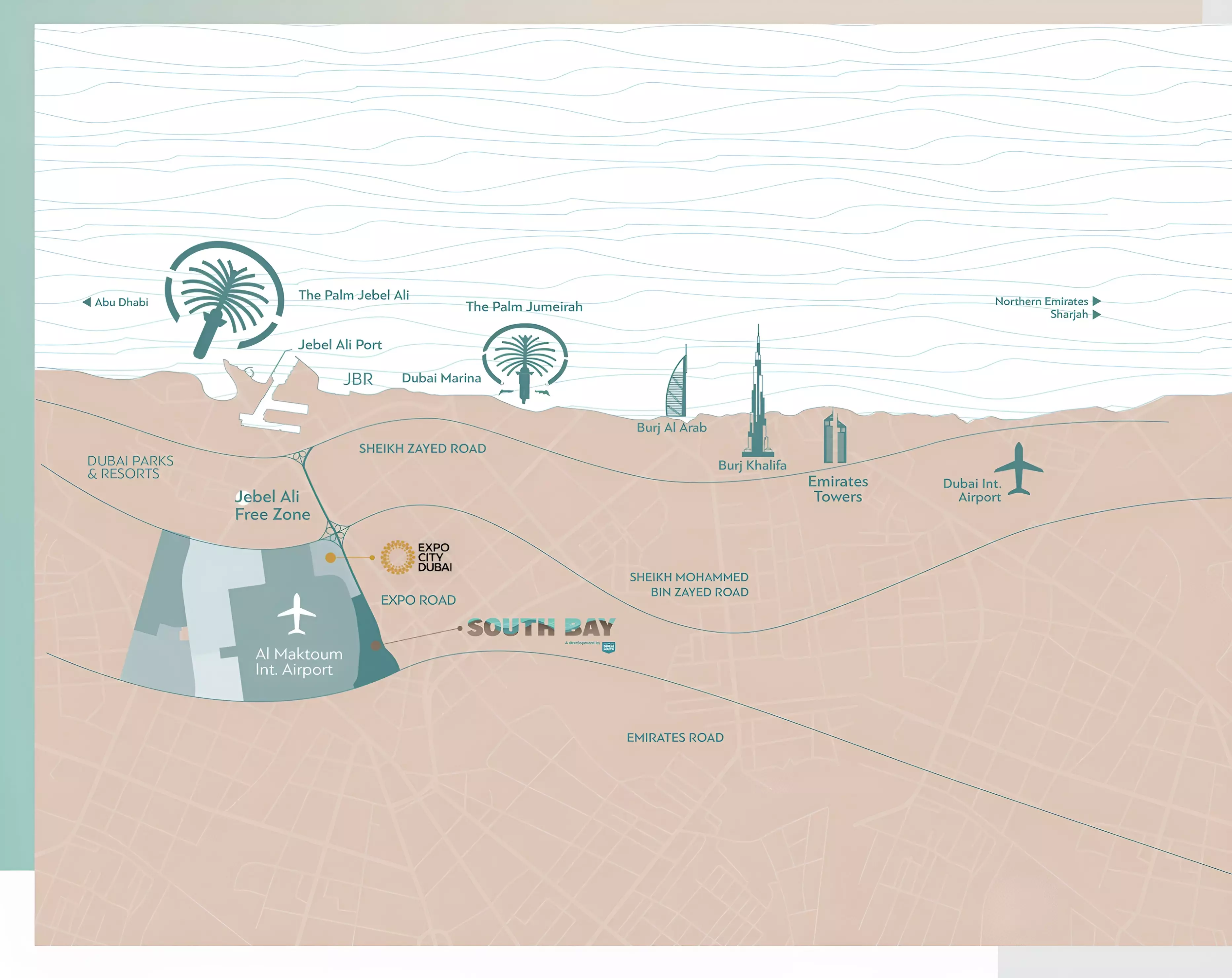 South Bay Phase 4 By Dubai South – master plan