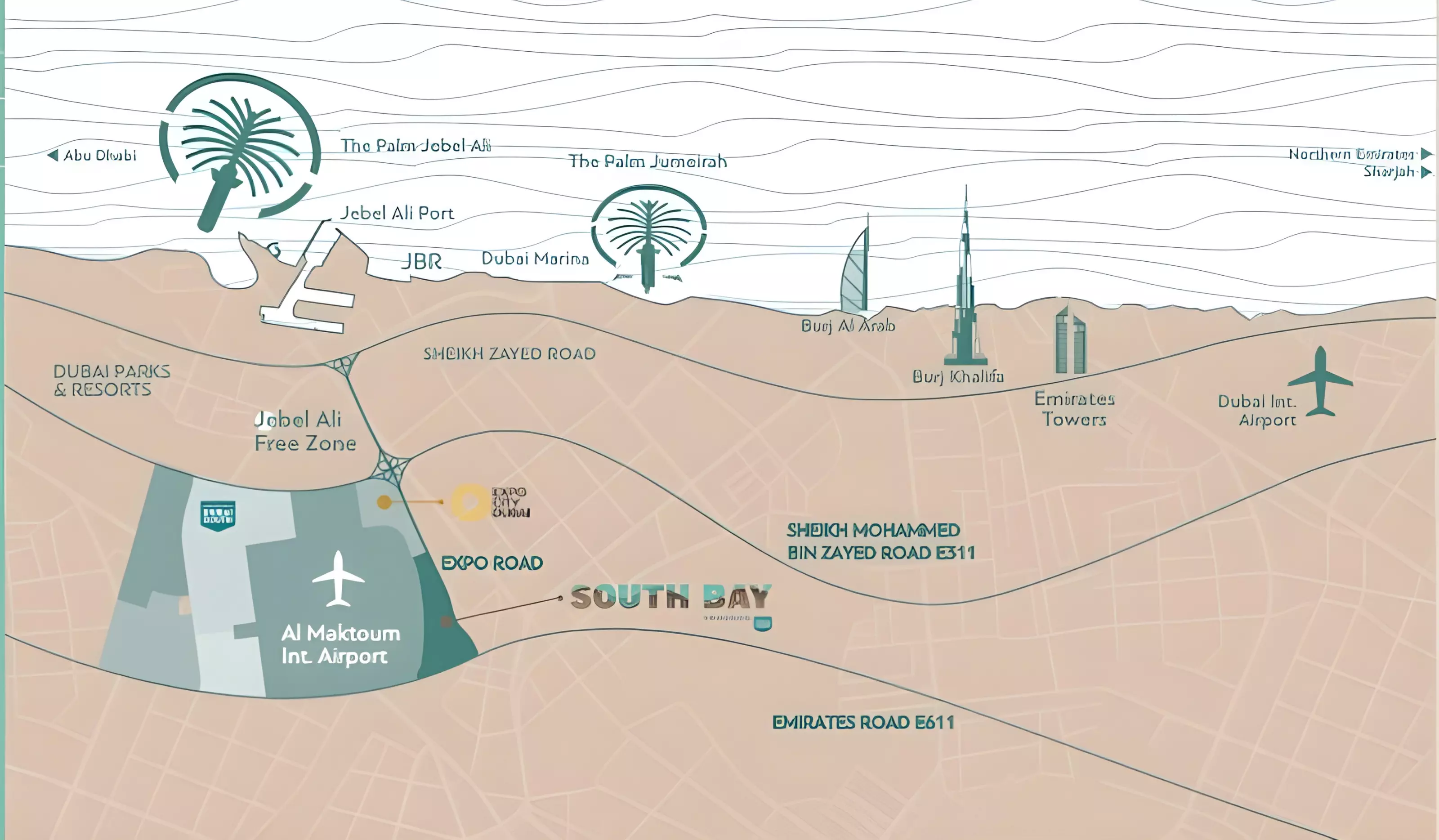South Bay Phase 6 By Dubai South – master plan