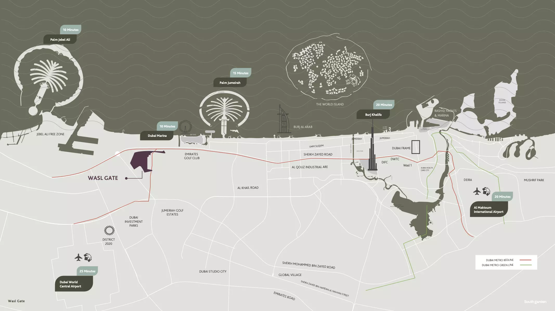 South Garden A – master plan